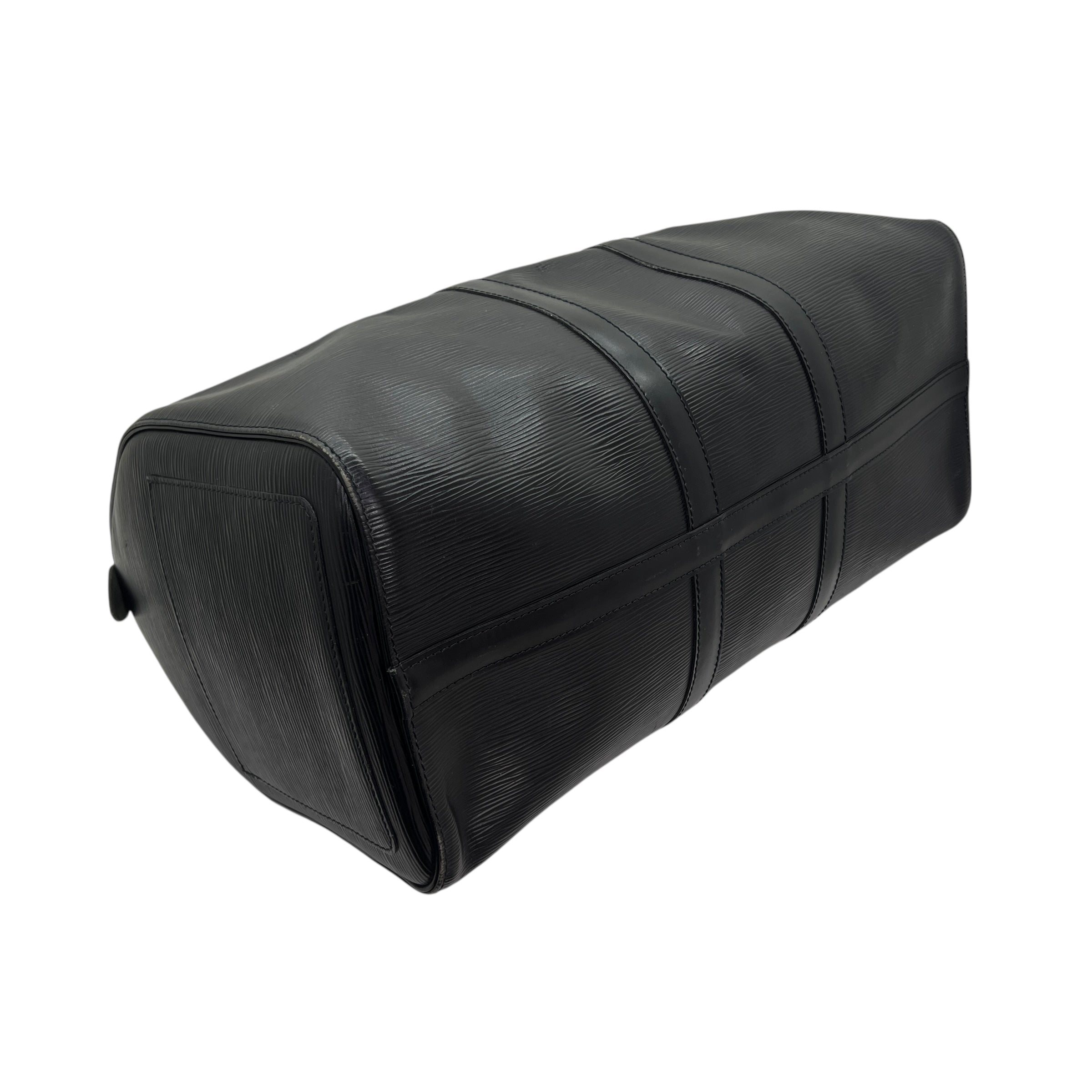 Keepall 45 in pelle Epi nera