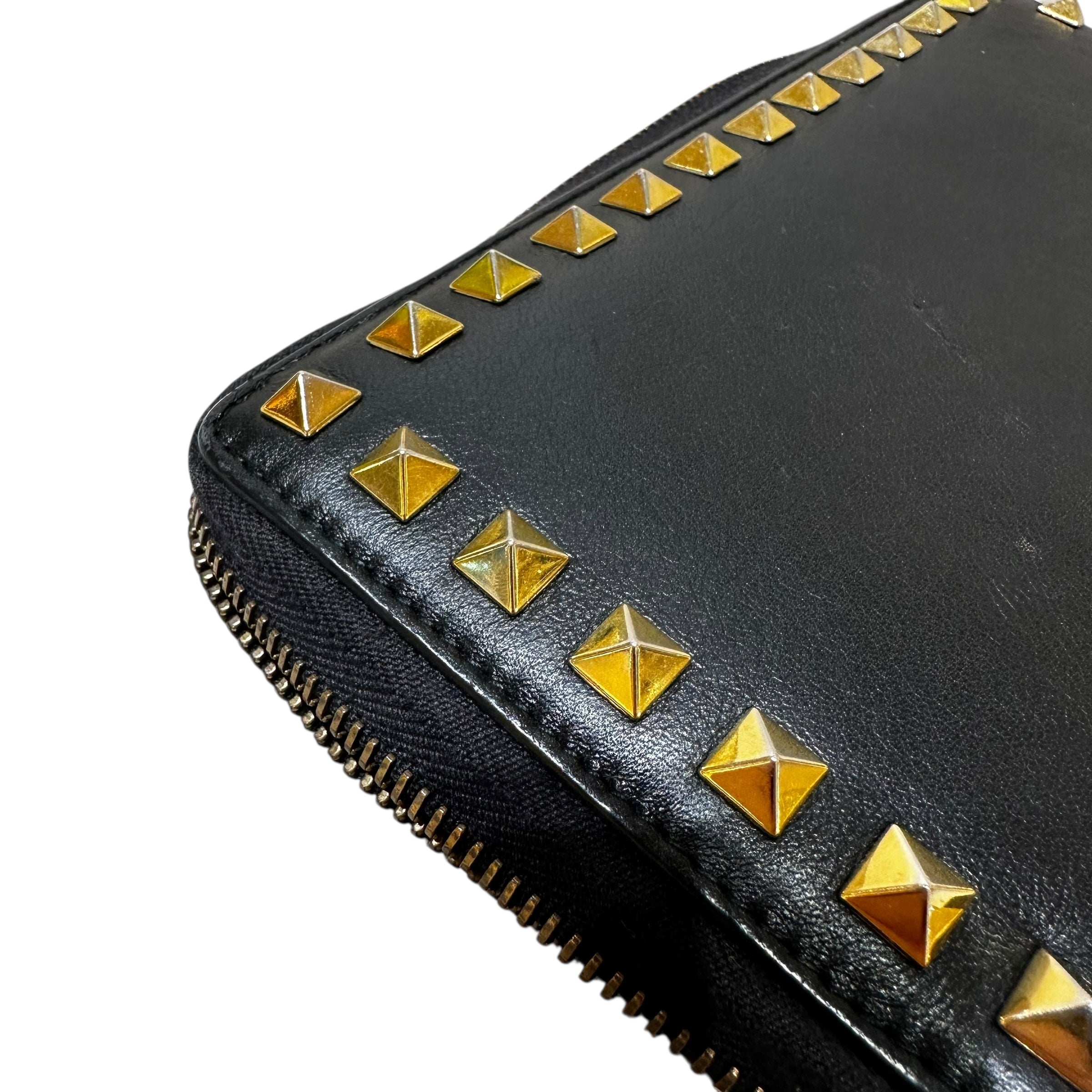 Portafoglio Rockstud con zip