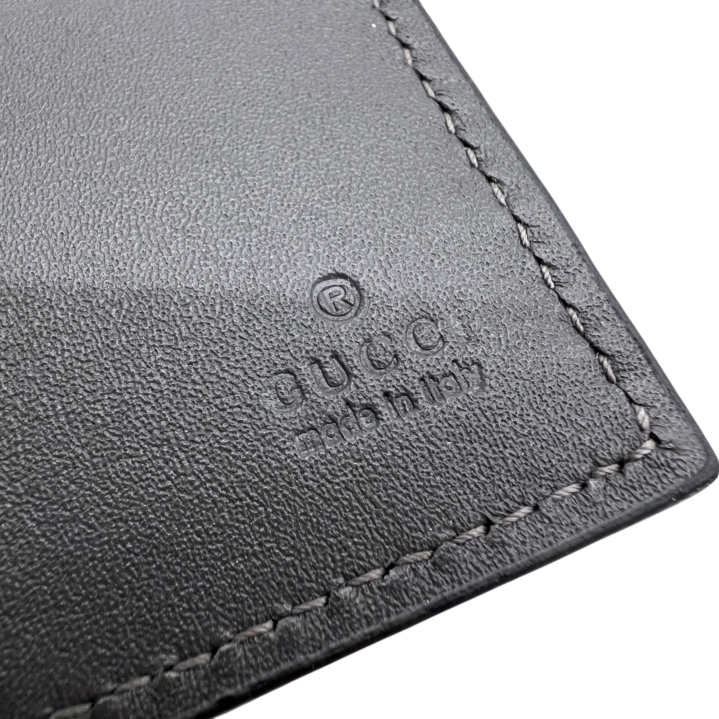 Portafoglio Bi-Fold GG Emblem grigio