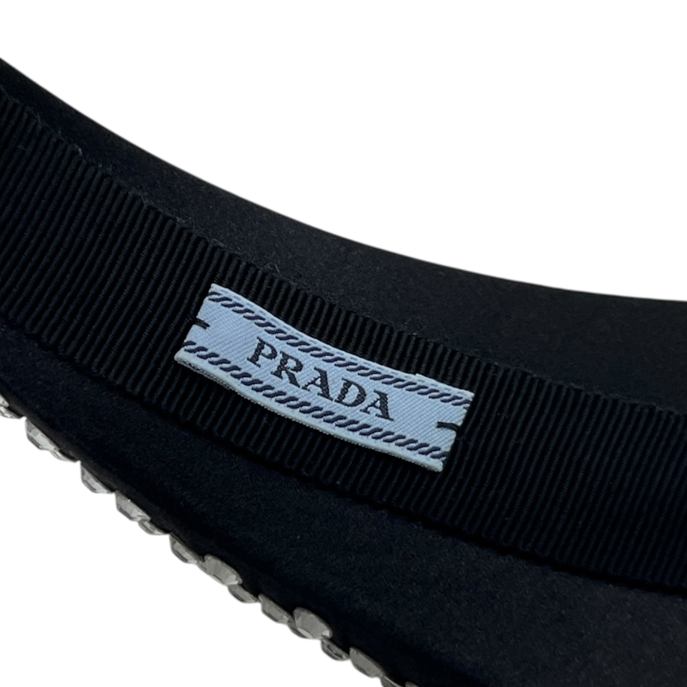 Prada cerchietto con cristalli