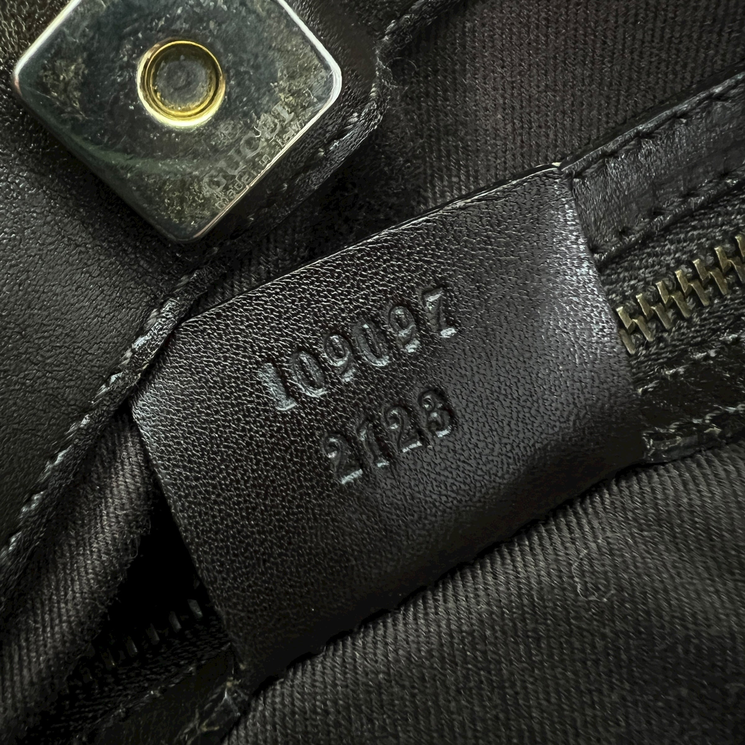 Tracolla in tessuto e pelle