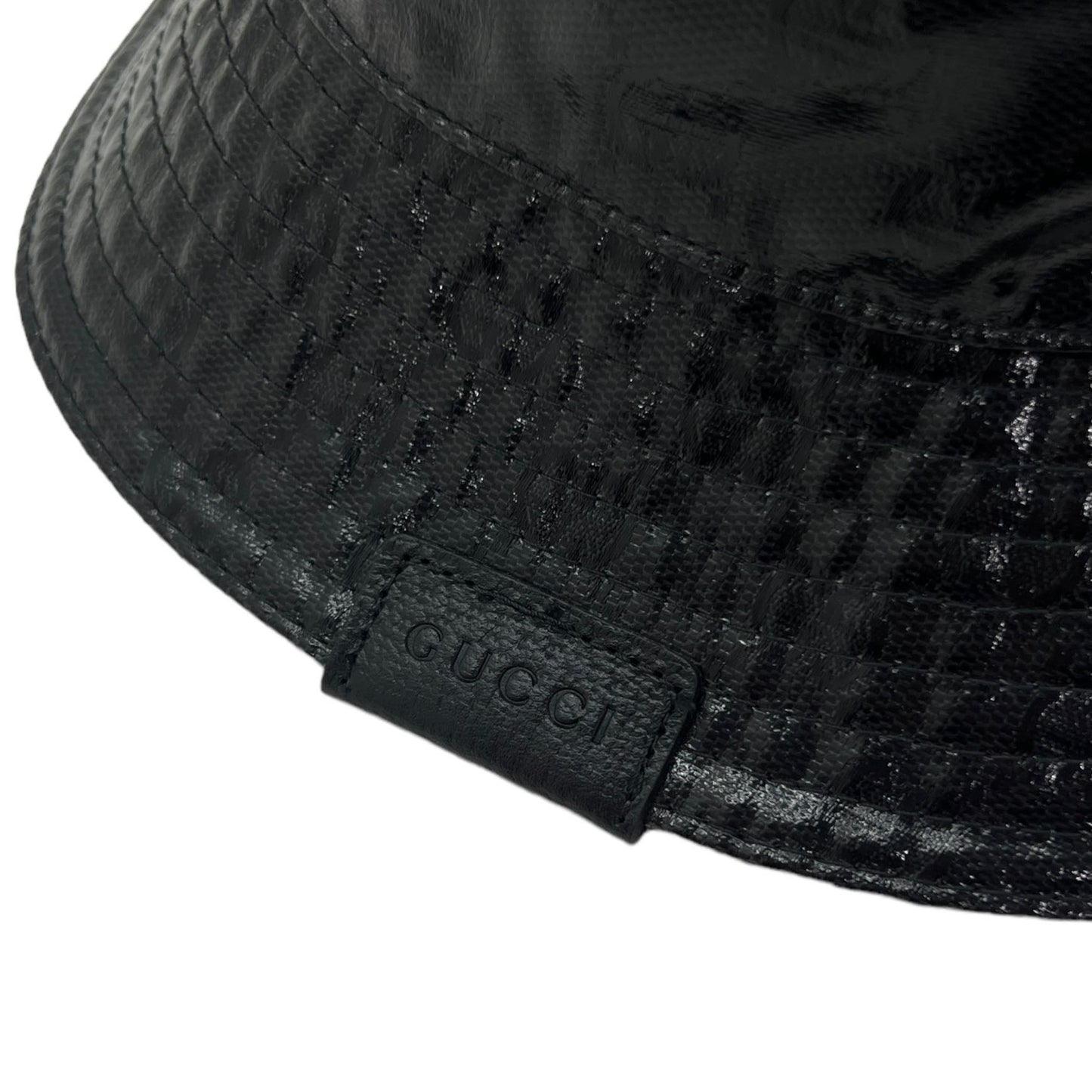 GUCCI CAPPELLO DA PESCATORE IN TELA GG CRYSTAL TG L