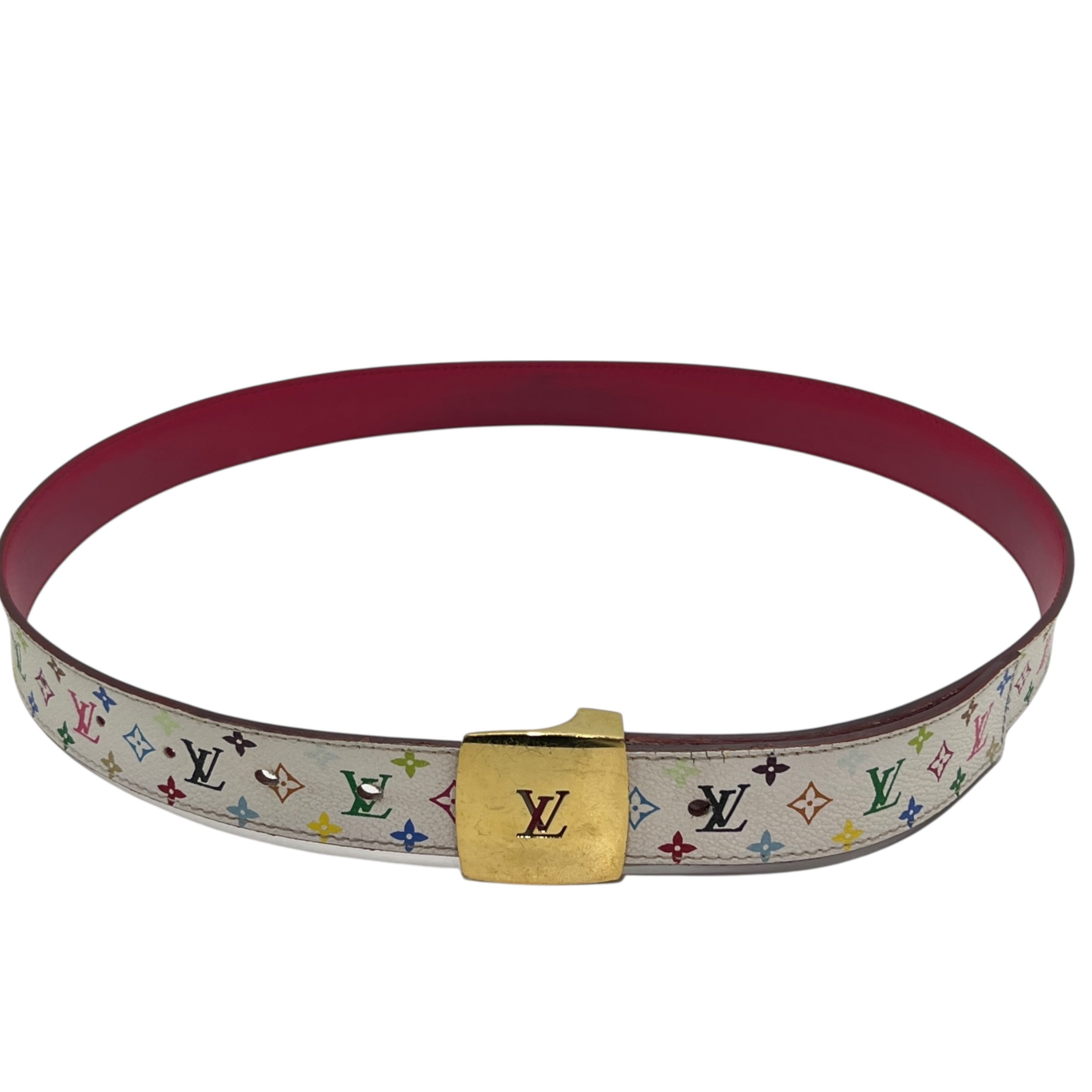 Louis Vuitton x Murakami cintura multicolor tg 90