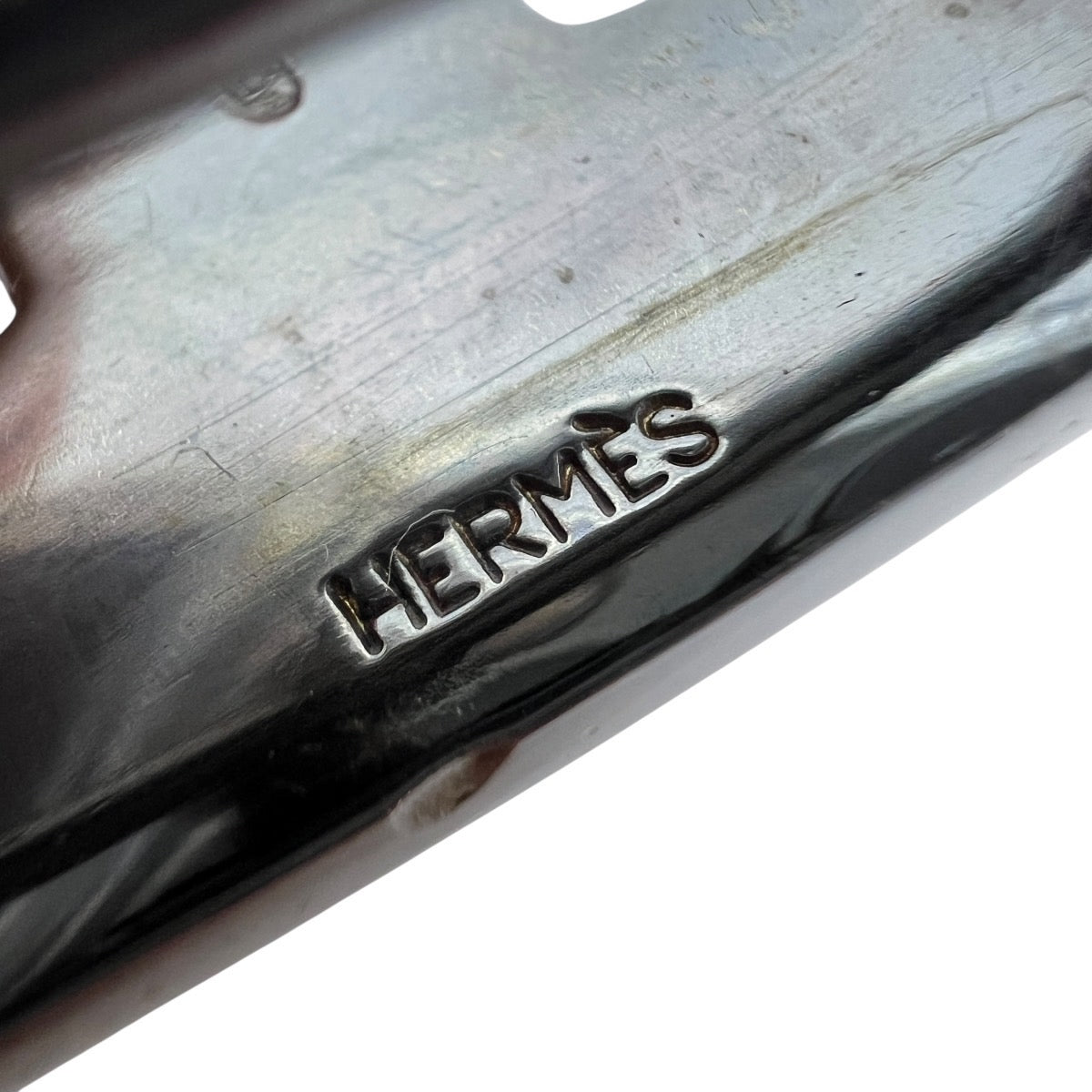 HERMÈS FIBBIA H TOUAREG IN ARGENTO PER CINTURA 32 mm