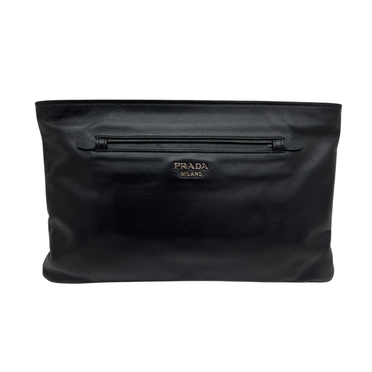 PRADA POCHETTE MEDIA IN PELLE