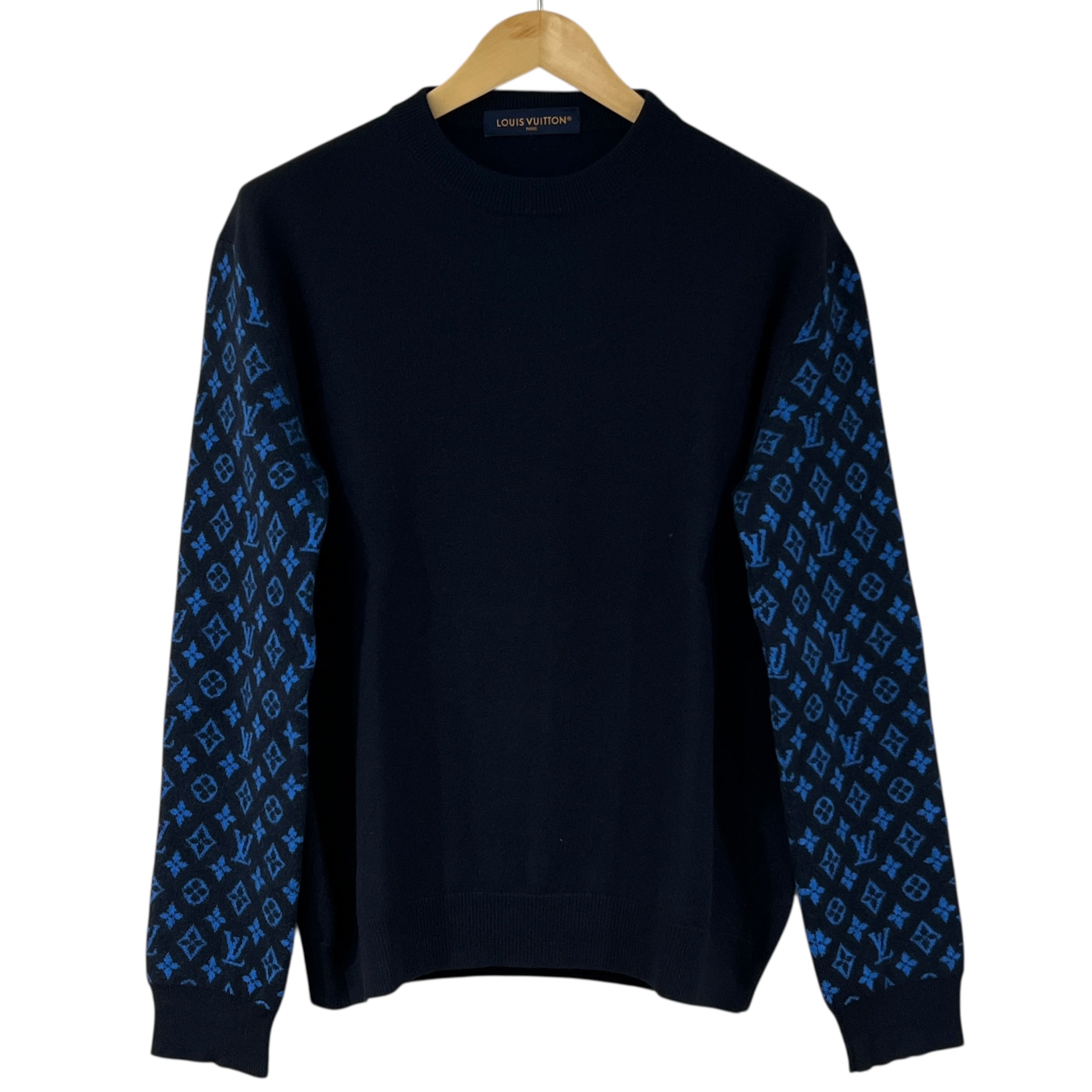 Maglione girocollo con motivo Monogram