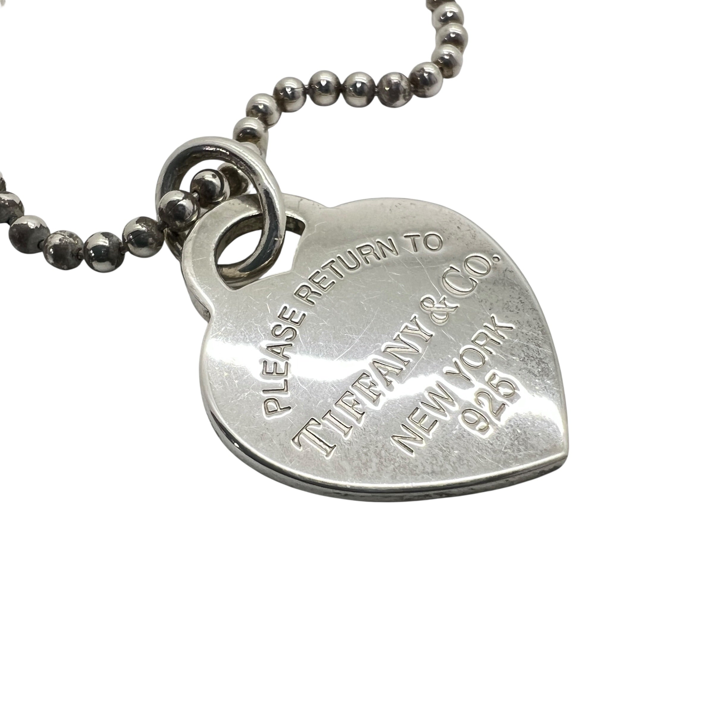 Pendente Heart Tag medio con catena