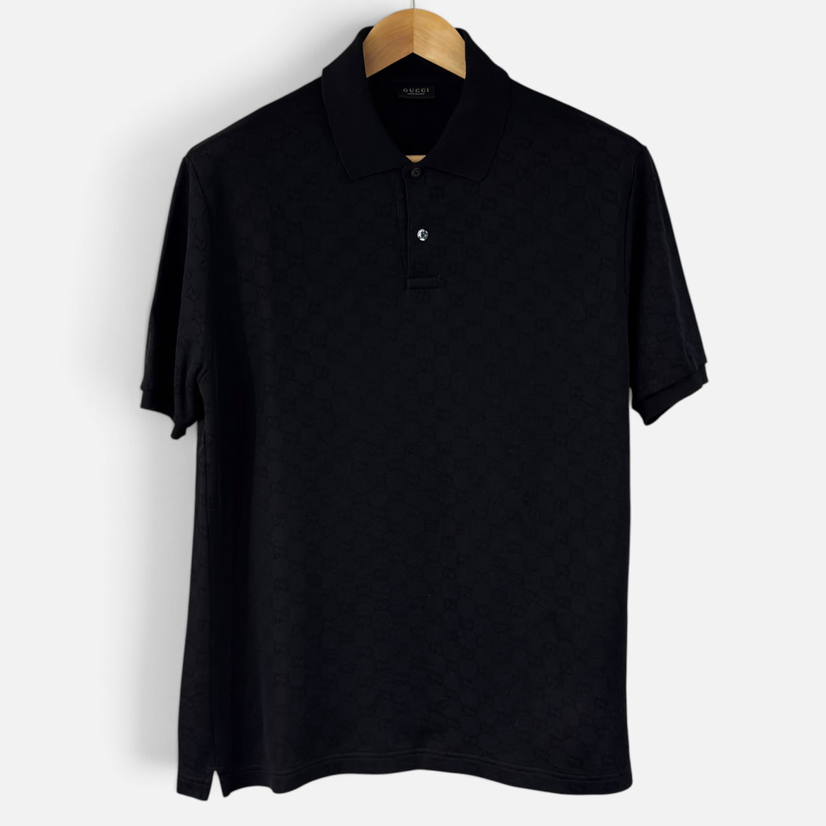 Polo in viscosa GG Jacquard taglia L