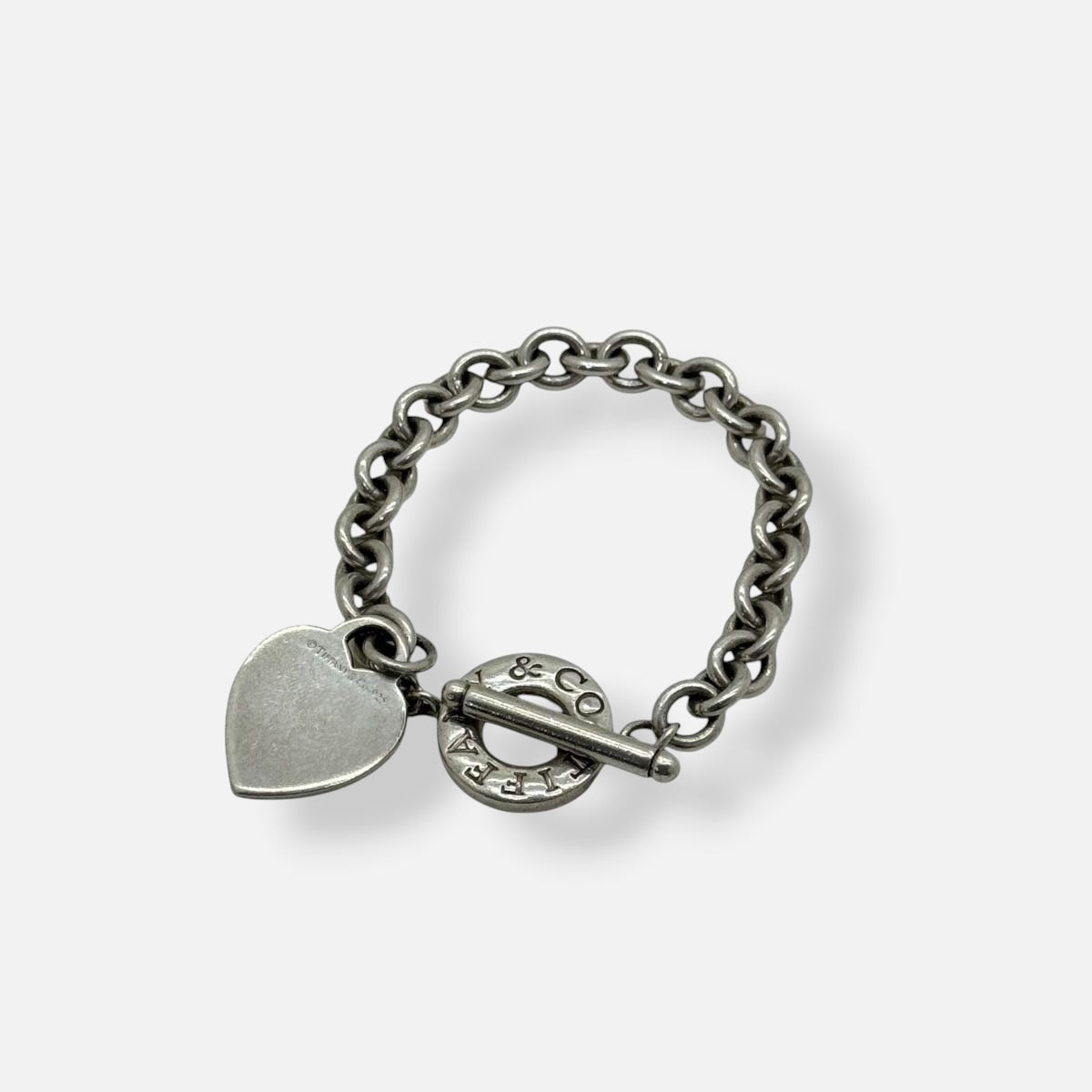 Bracciale Heart Tag con chiusura Toggle