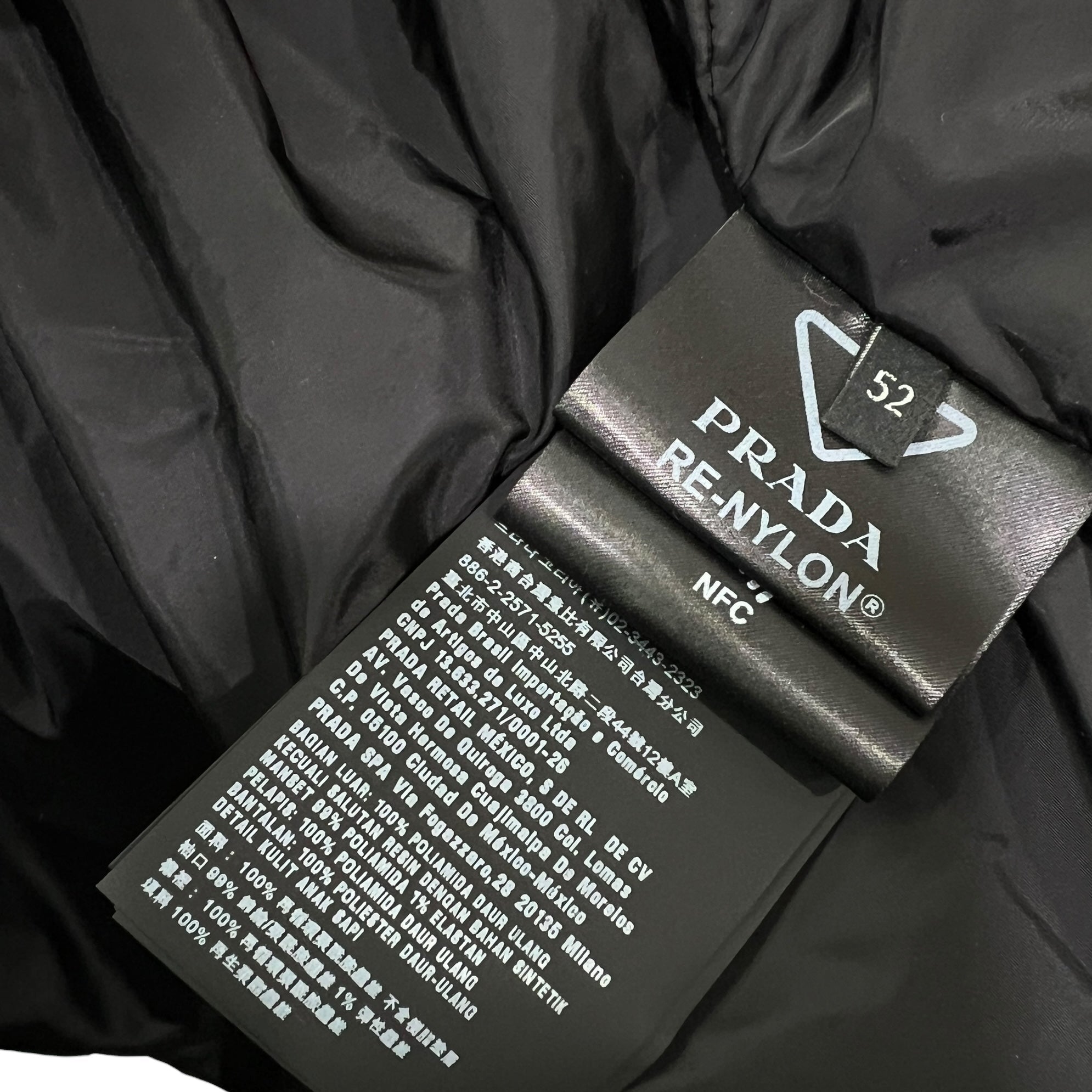 Cappotto in Re-Nylon taglia 52