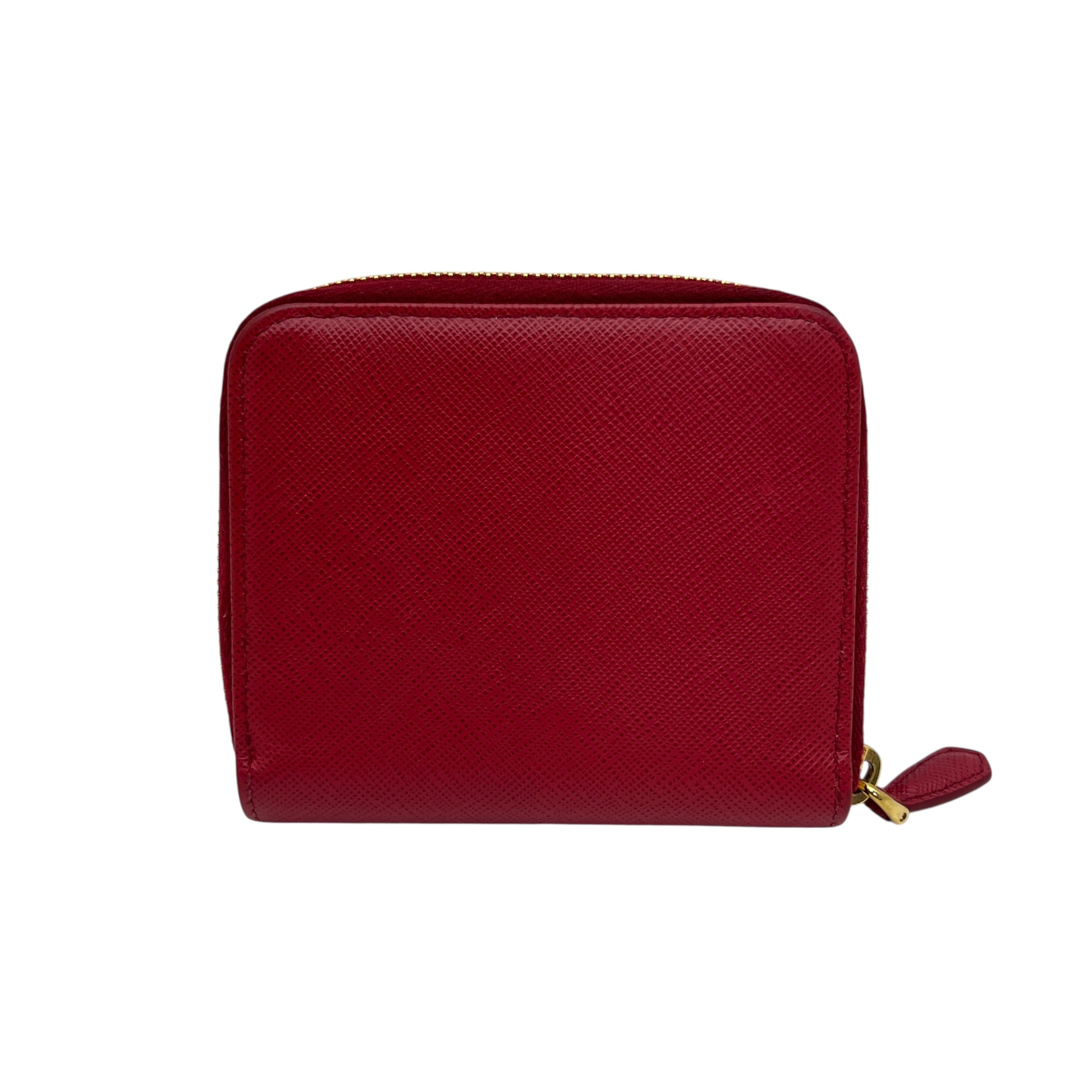 Portafoglio compatto in Saffiano