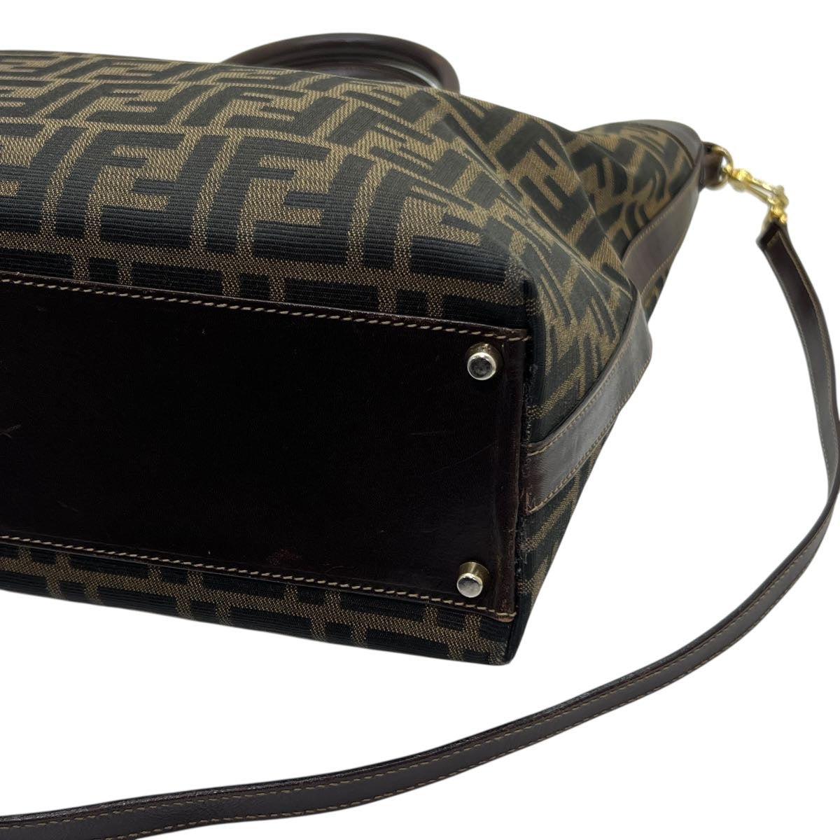 FENDI BORSA SHOPPING FF VINTAGE CON TRACOLLA