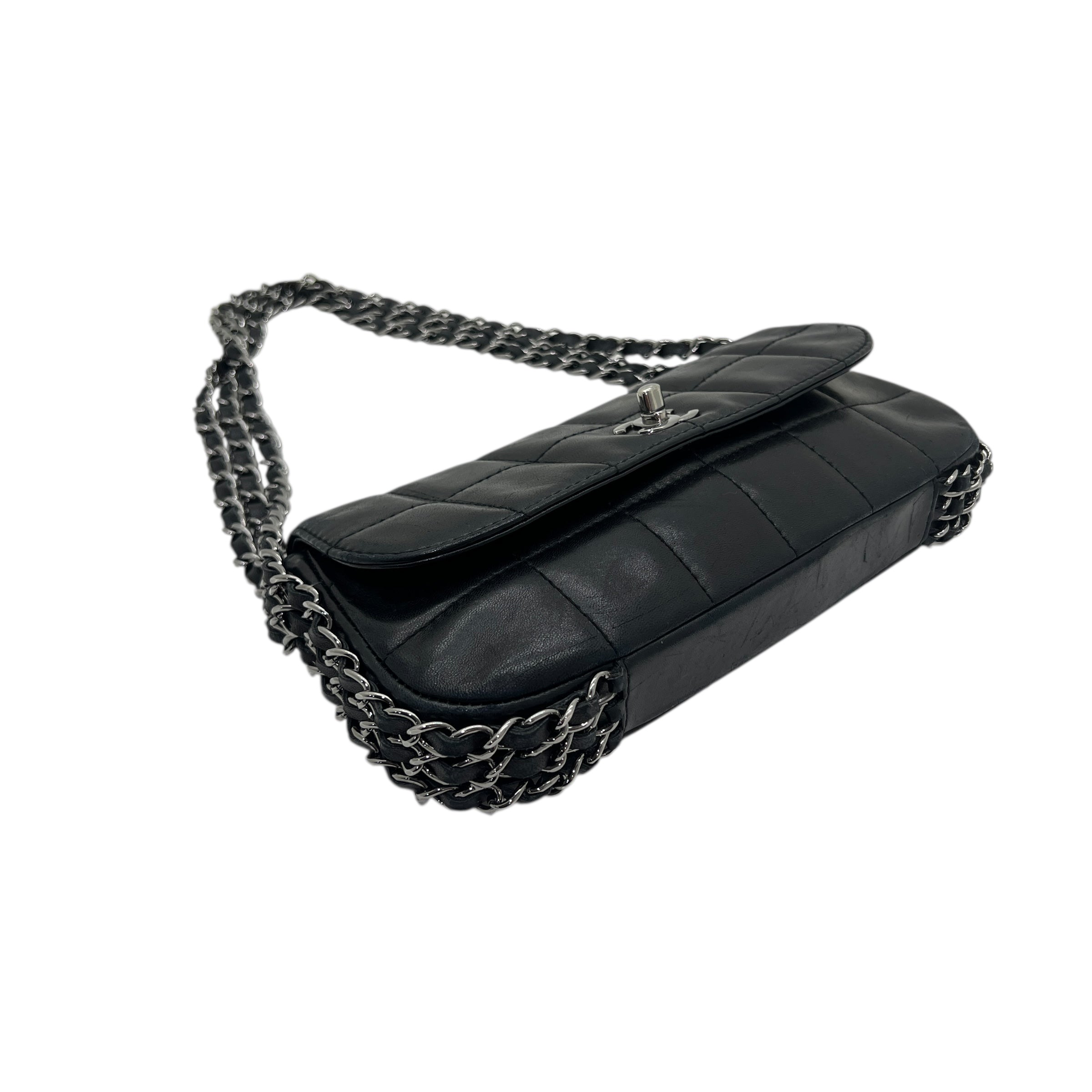 East West Chocolate bar borsa in agnello