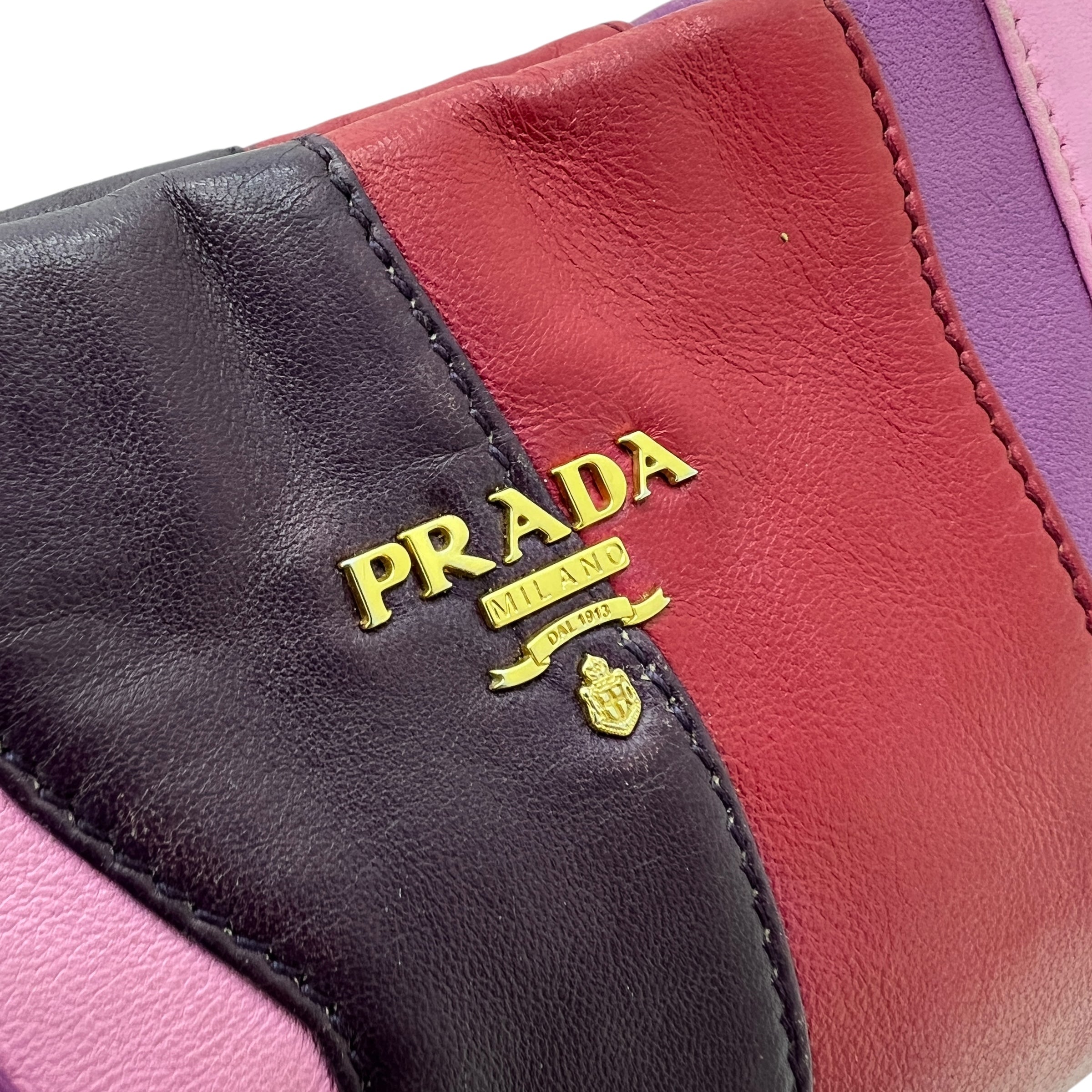 Pochette multicolor con tracolla