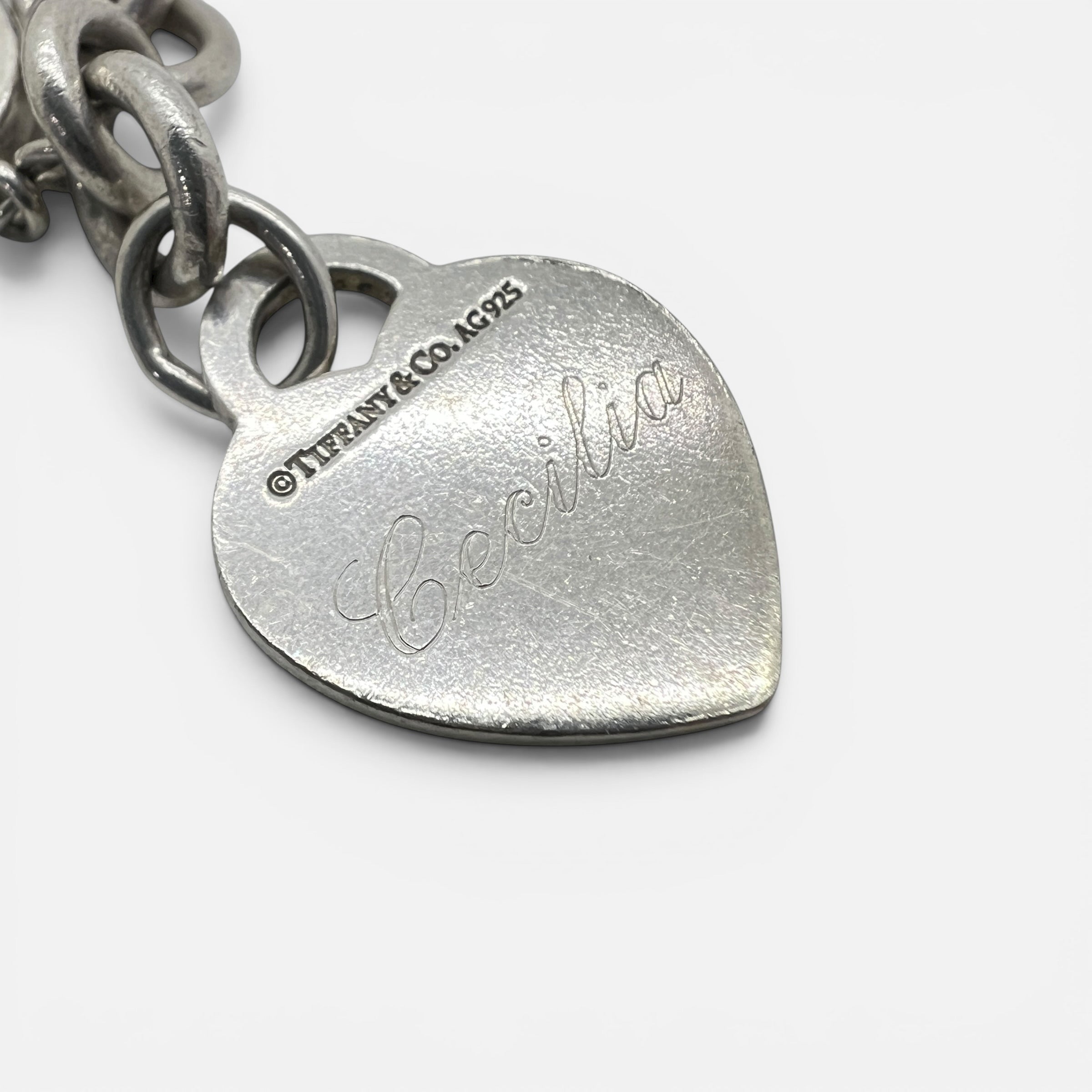 Bracciale Heart Tag con chiusura Toggle (personalizzato Cecilia)