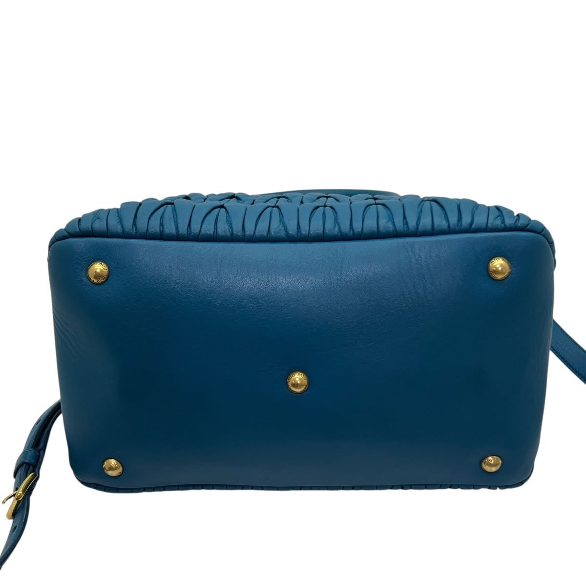 MIU MIU BORSA A TRACOLLA IN NAPPA GOFFRATA