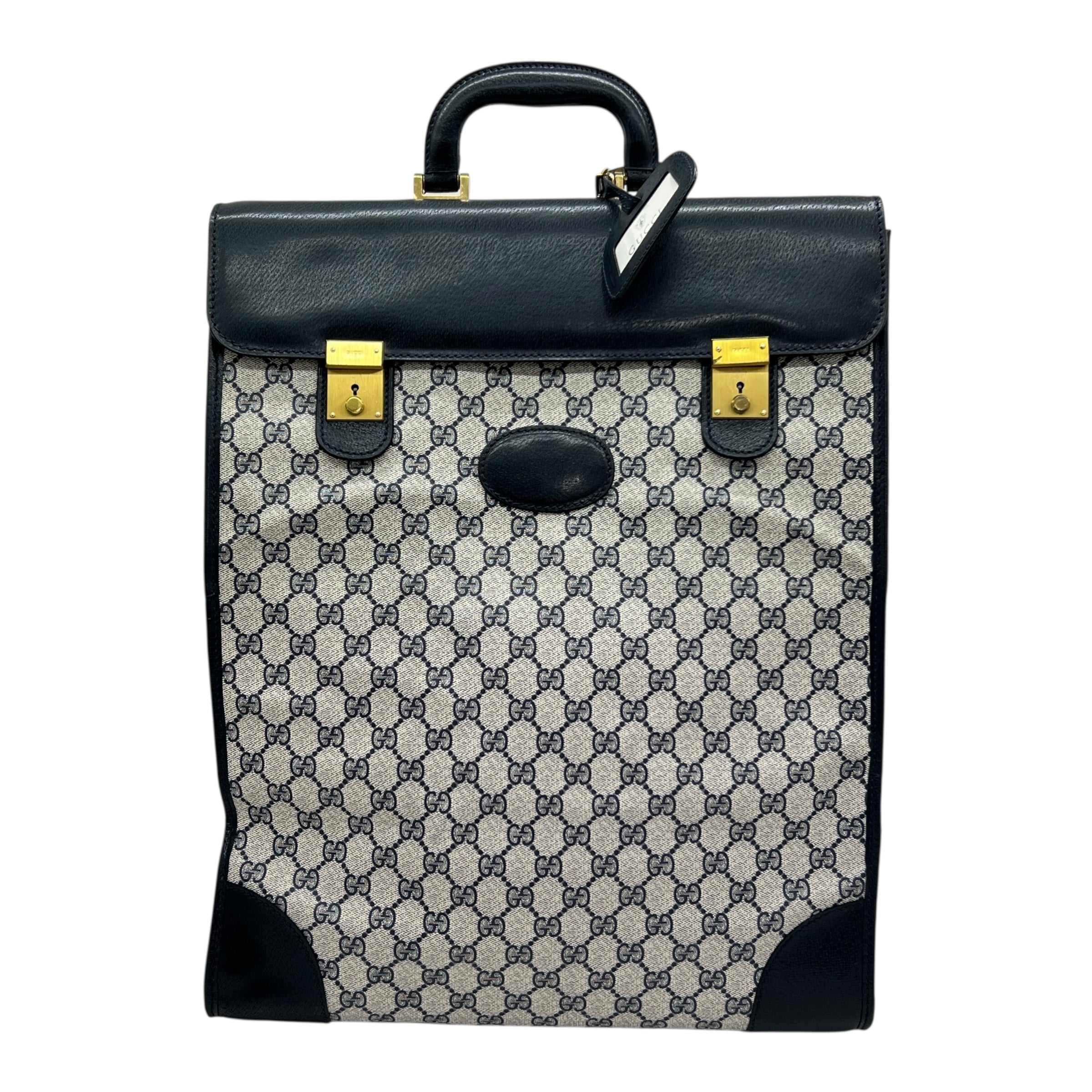 Gucci borsa grande richiudibile in GG Supreme e pelle (cabinabile)