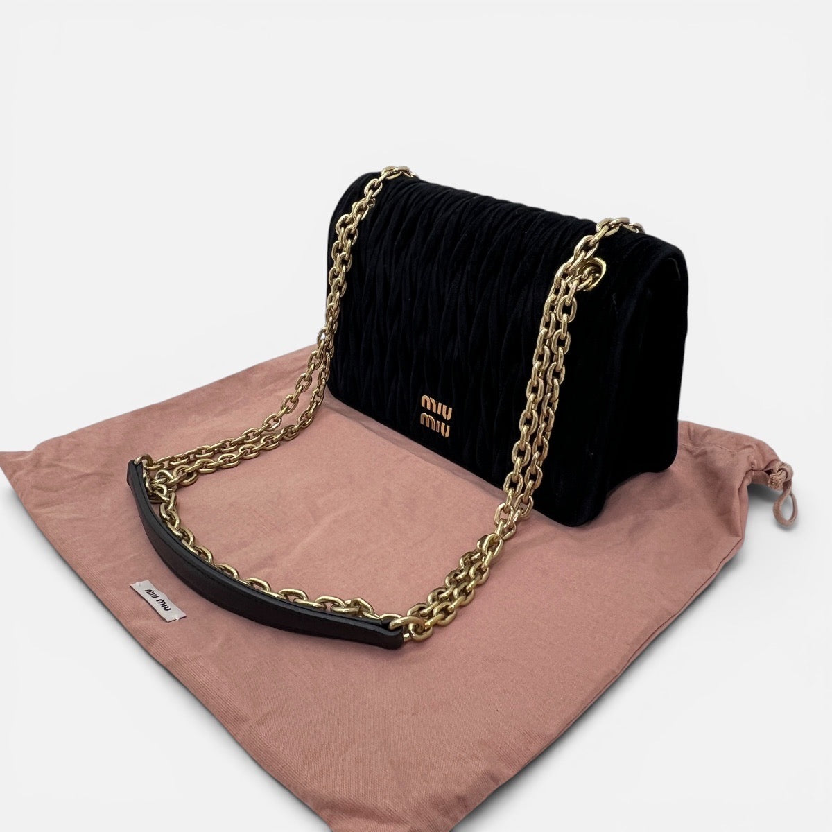 Borsa a tracolla in velluto