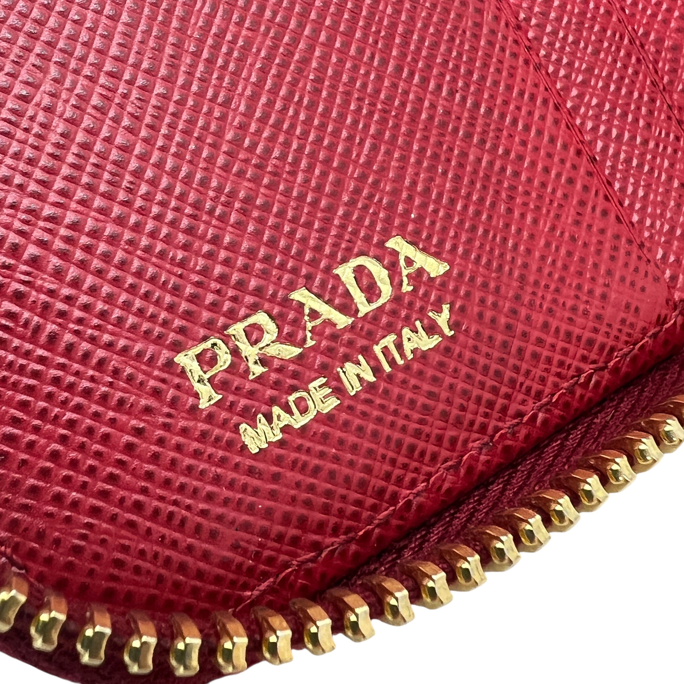 Portafoglio compatto in Saffiano