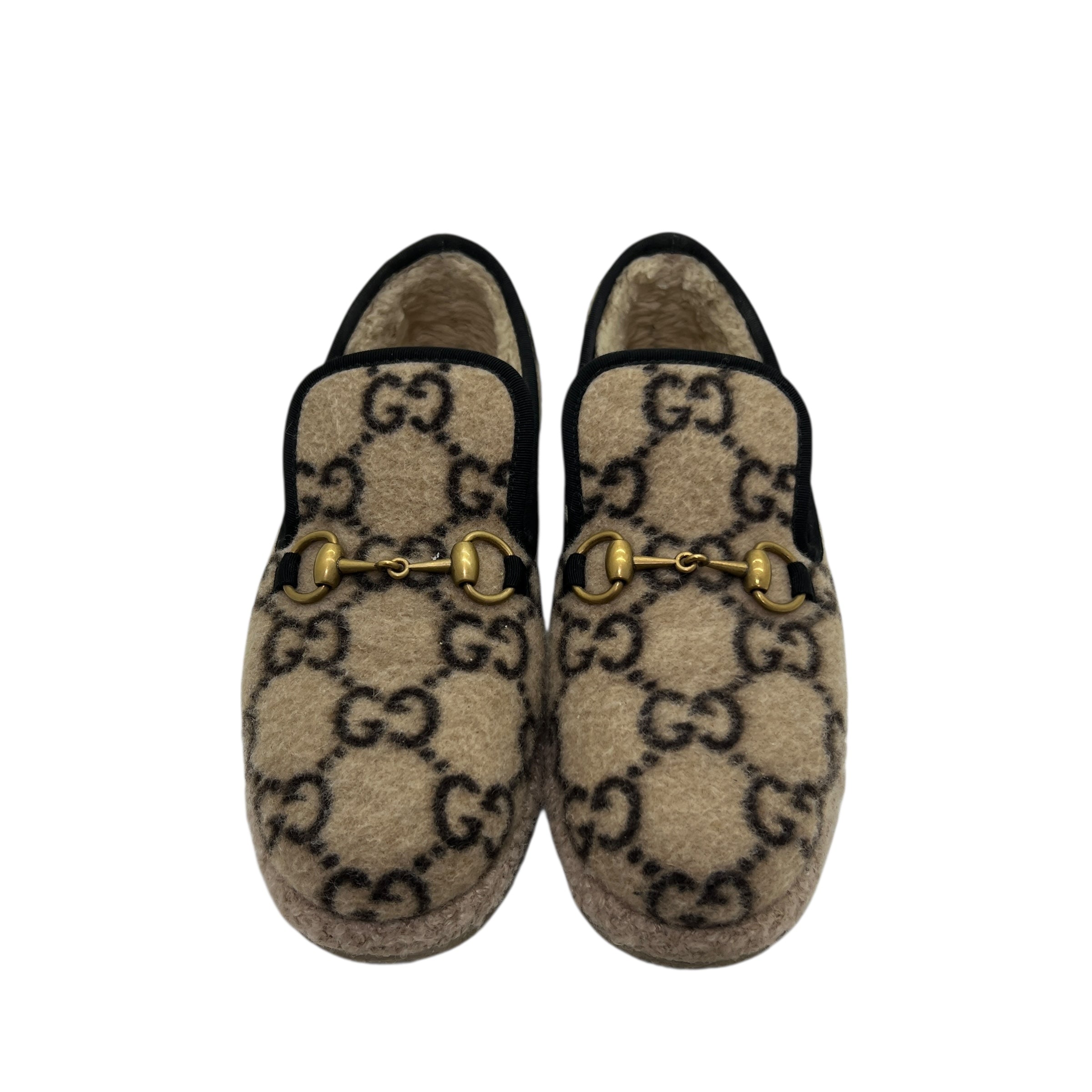 Mocassino Horsebit in lana taglia 36