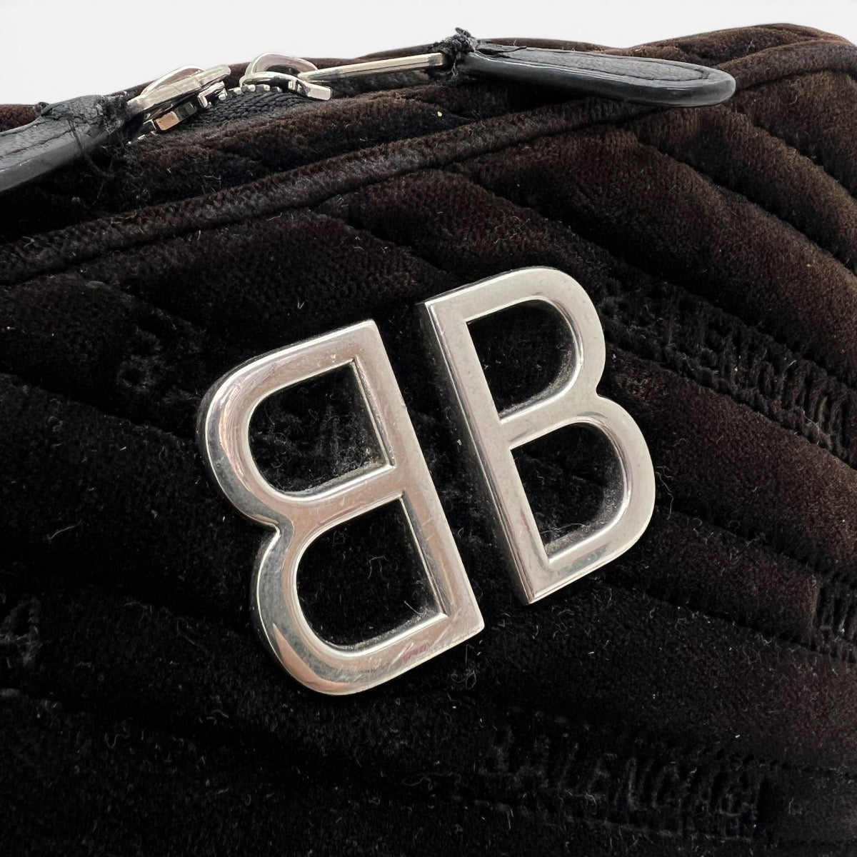 BB Reporter tracolla in velluto