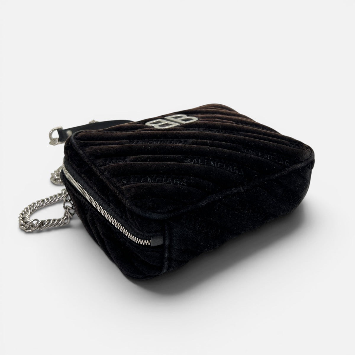 BB Reporter tracolla in velluto