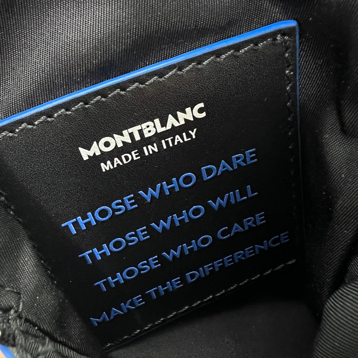MONTBLANC BLUE SPIRIT MINI TRACOLLA ENVELOPE
