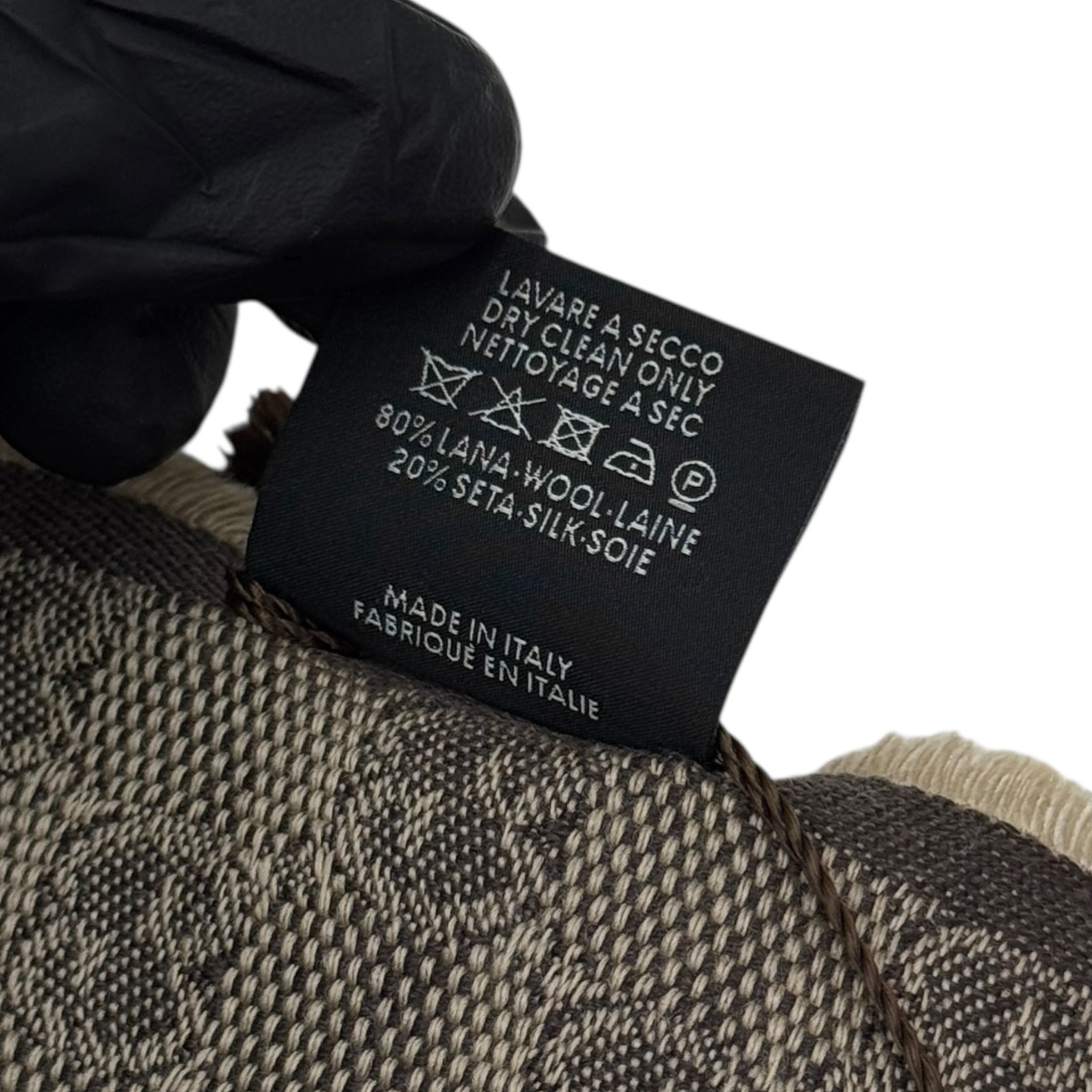 Scialle GG in lana e seta