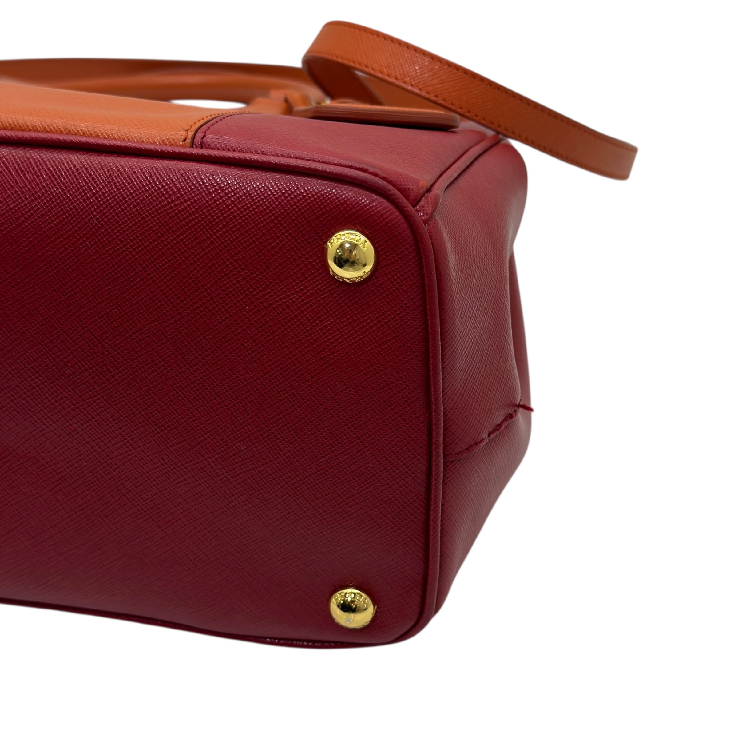 Galleria large in pelle Saffiano