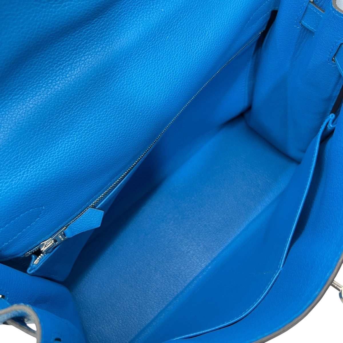 HERMÈS KELLY 32 EVERCOLOR BLU HYDRA