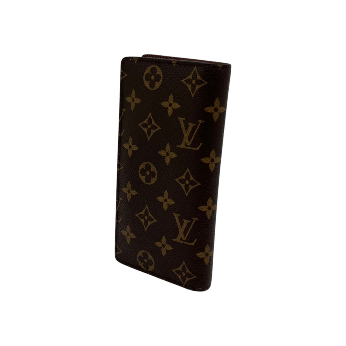 LOUIS VUITTON PORTAFOGLIO BRAZZA MONOGRAM CON INIZIALI