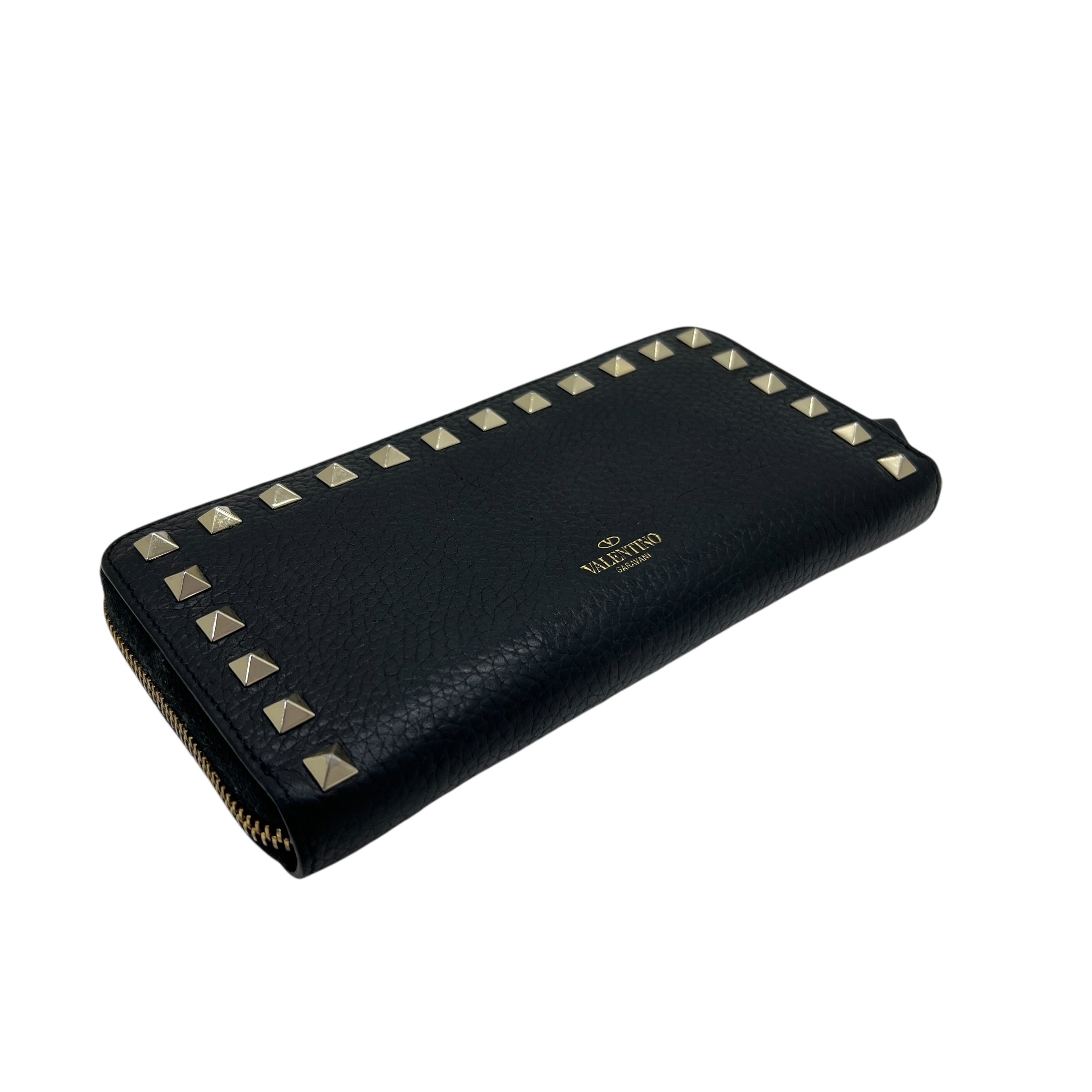 Portafoglio Rockstud in pelle