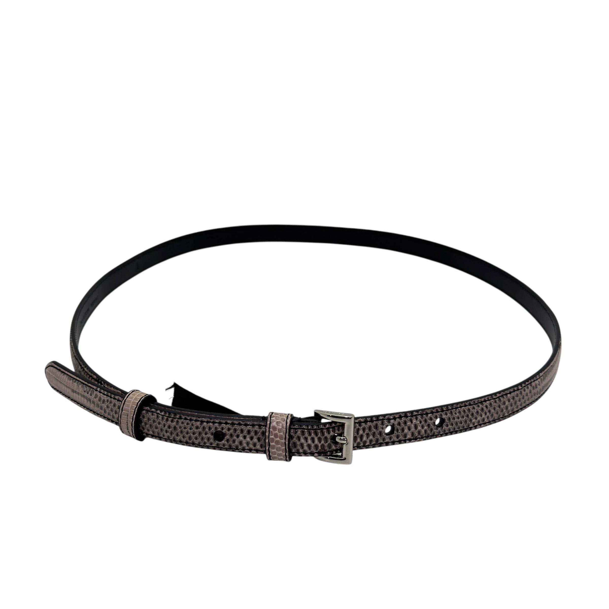 Cintura sottile in pitone taglia 85