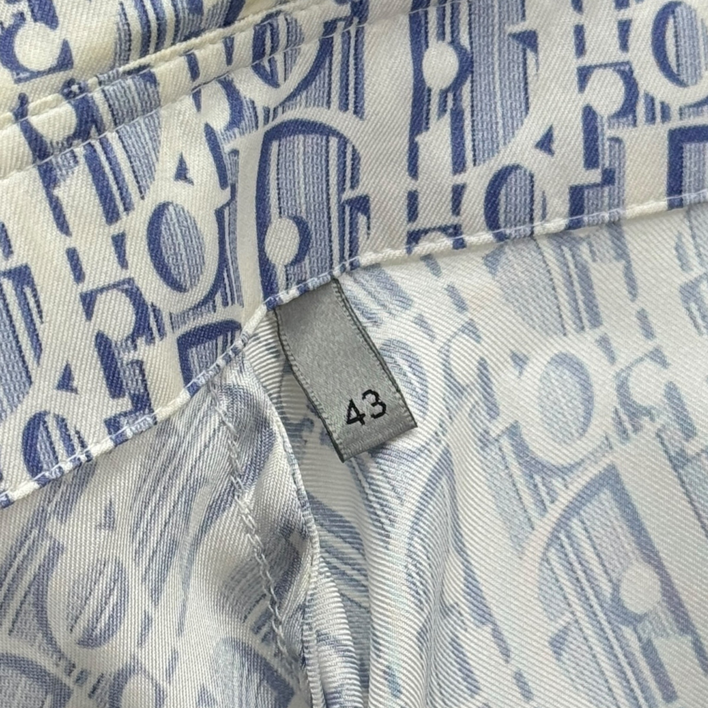 Camicia in seta Dior Oblique taglia XL
