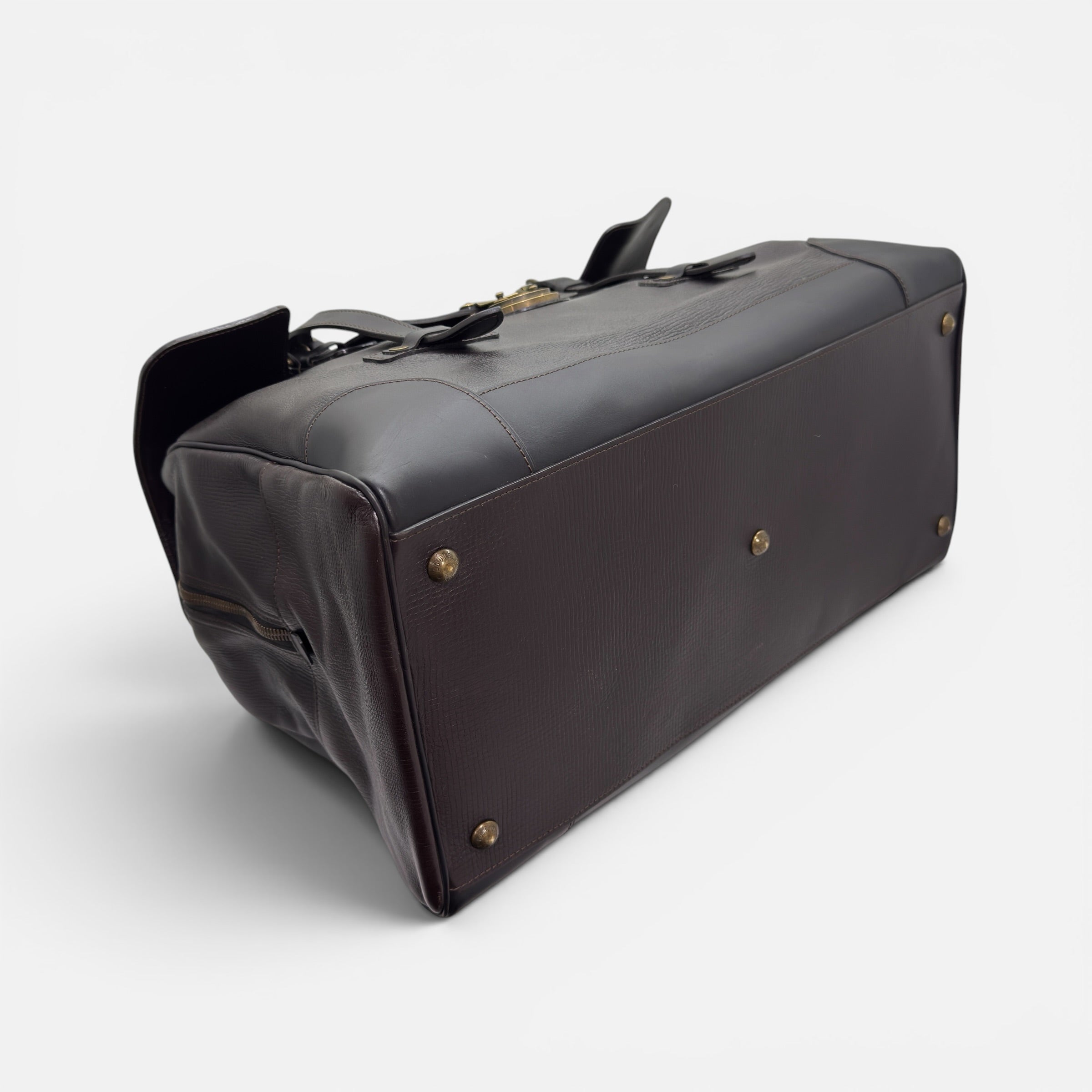 Utah Mowa borsa weekend in pelle marrone
