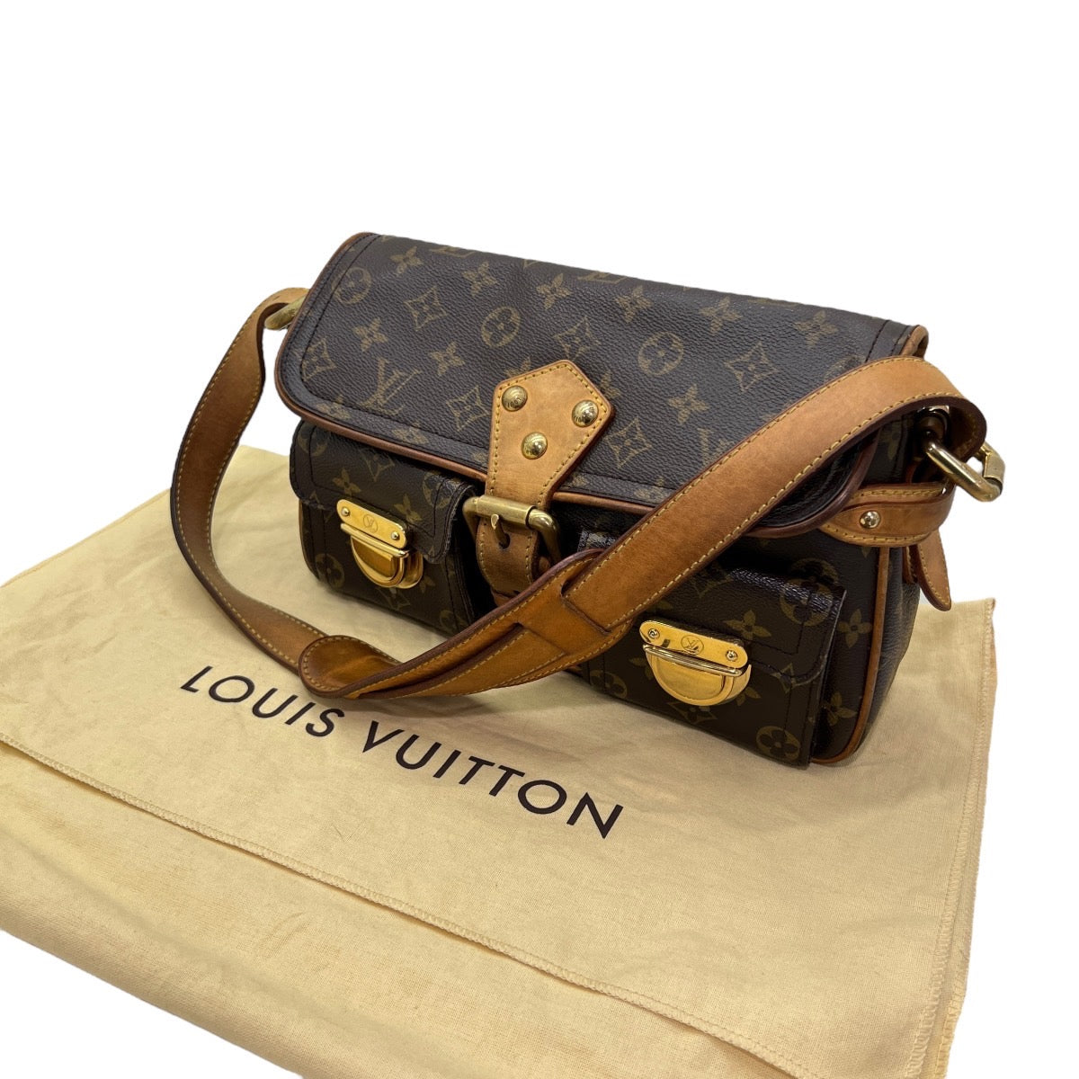 LOUIS VUITTON HUDSON VINTAGE BORSA A SPALLA