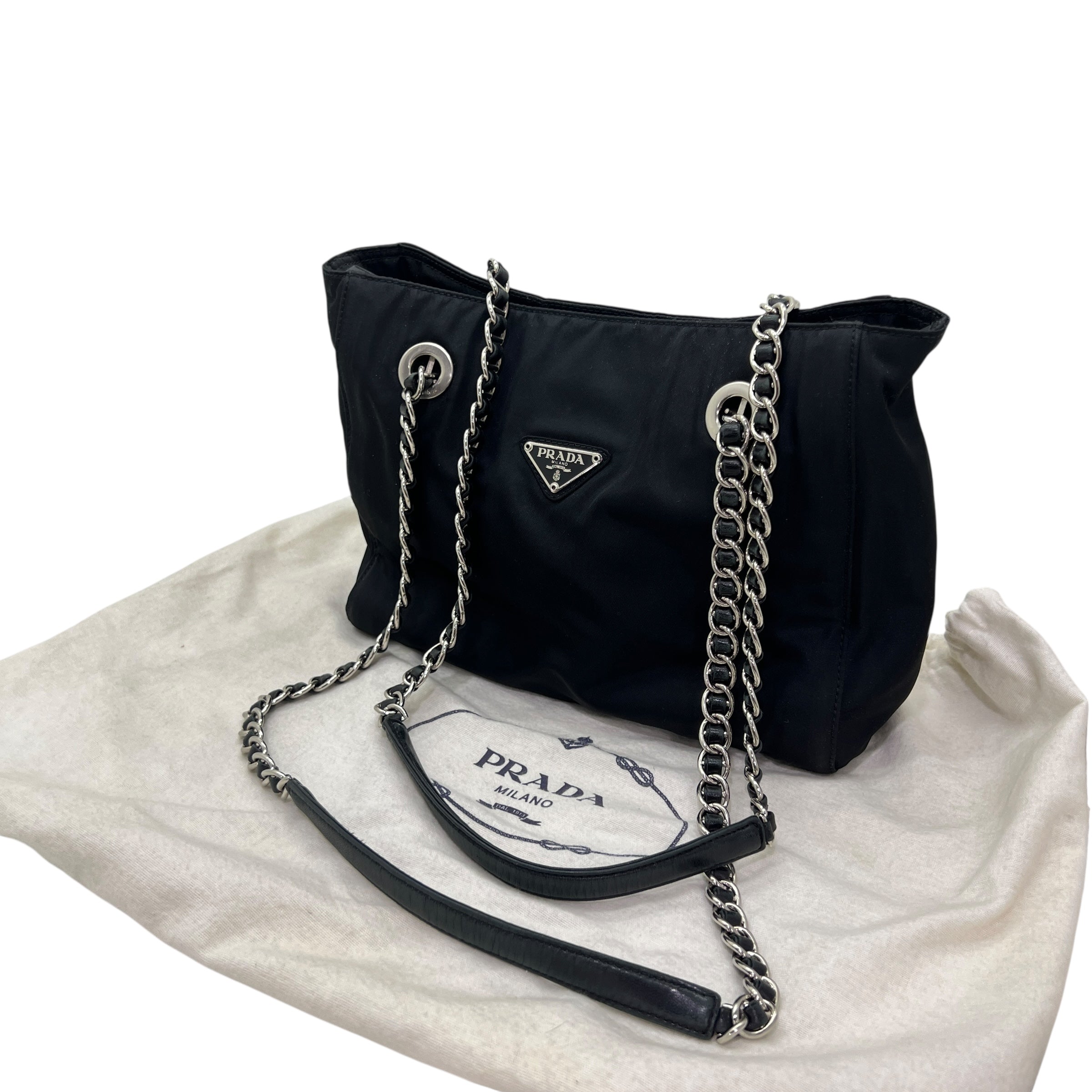 Prada borsa a spalla in Nylon