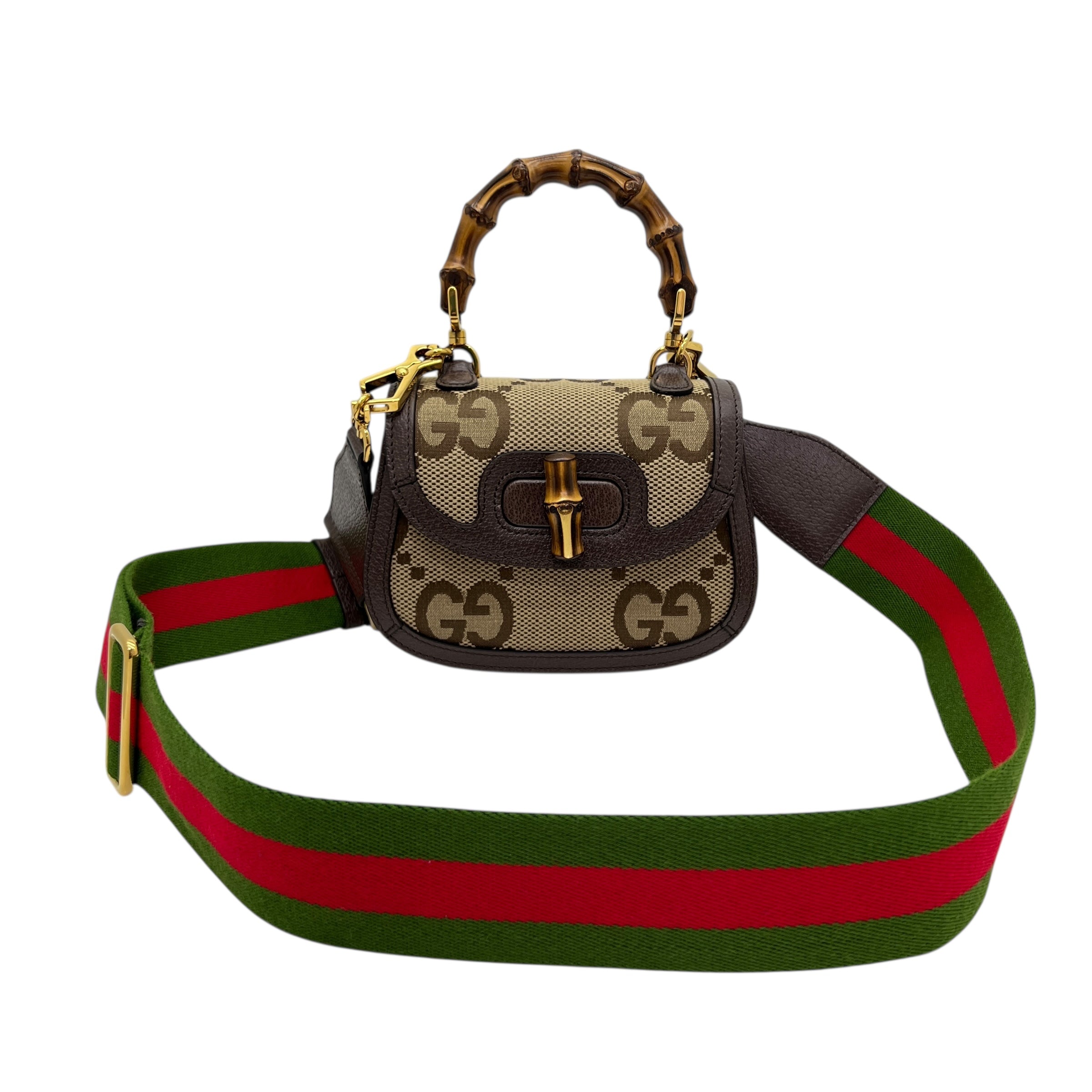 Mini Jumbo GG Bamboo (doppia tracolla)