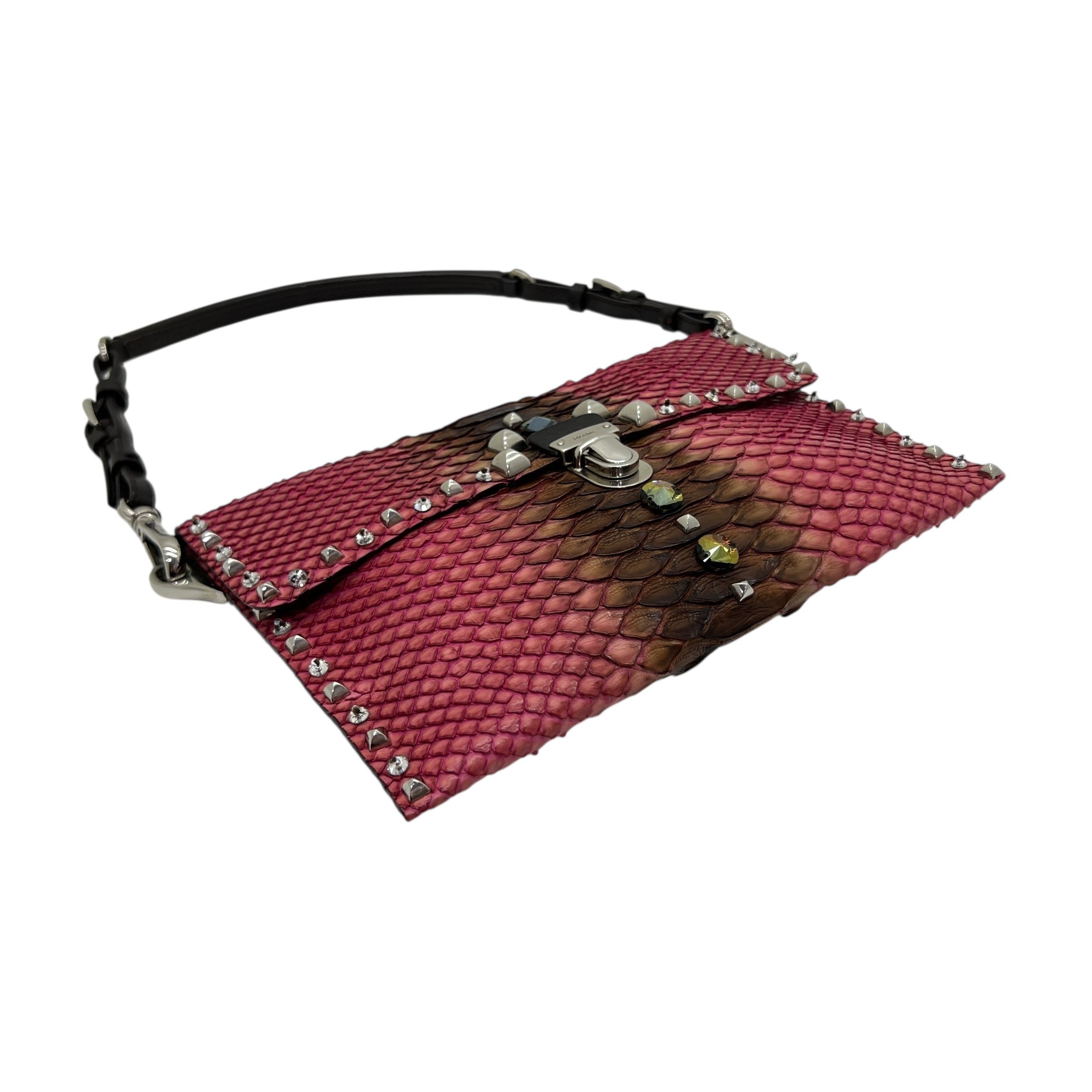 Pochette in pitone