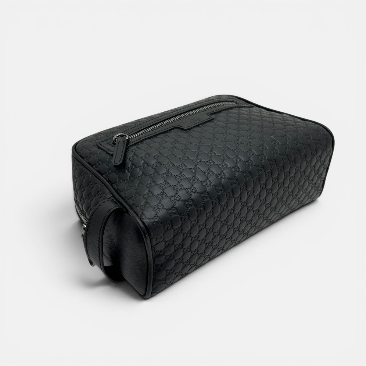 Porta necessaire in pelle Micro Guccissima
