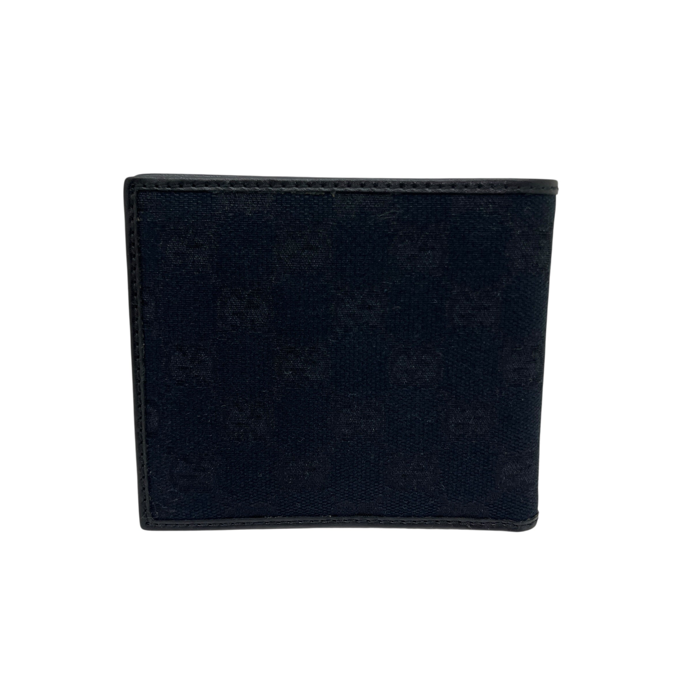 Portafoglio in tela e pelle