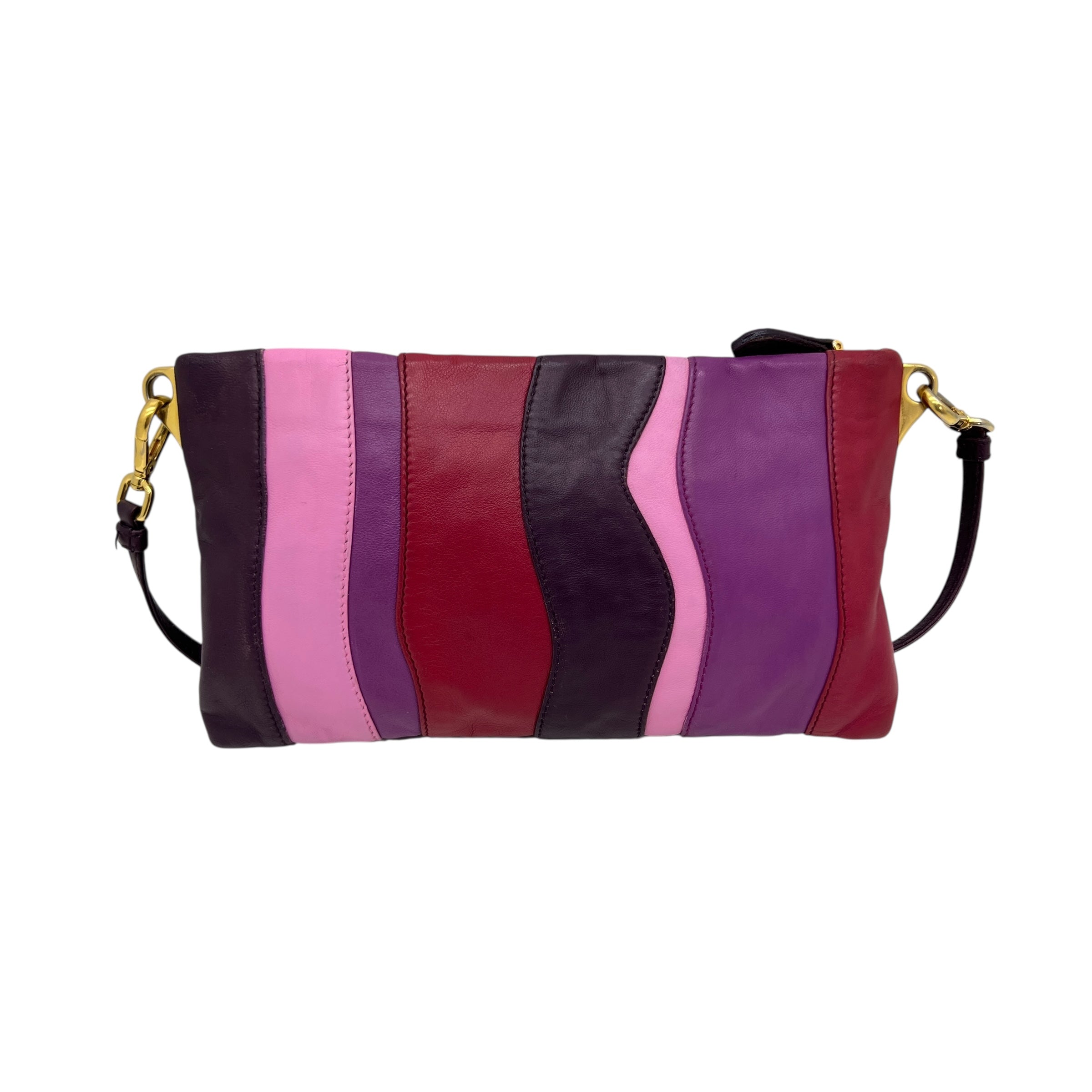 Pochette multicolor con tracolla