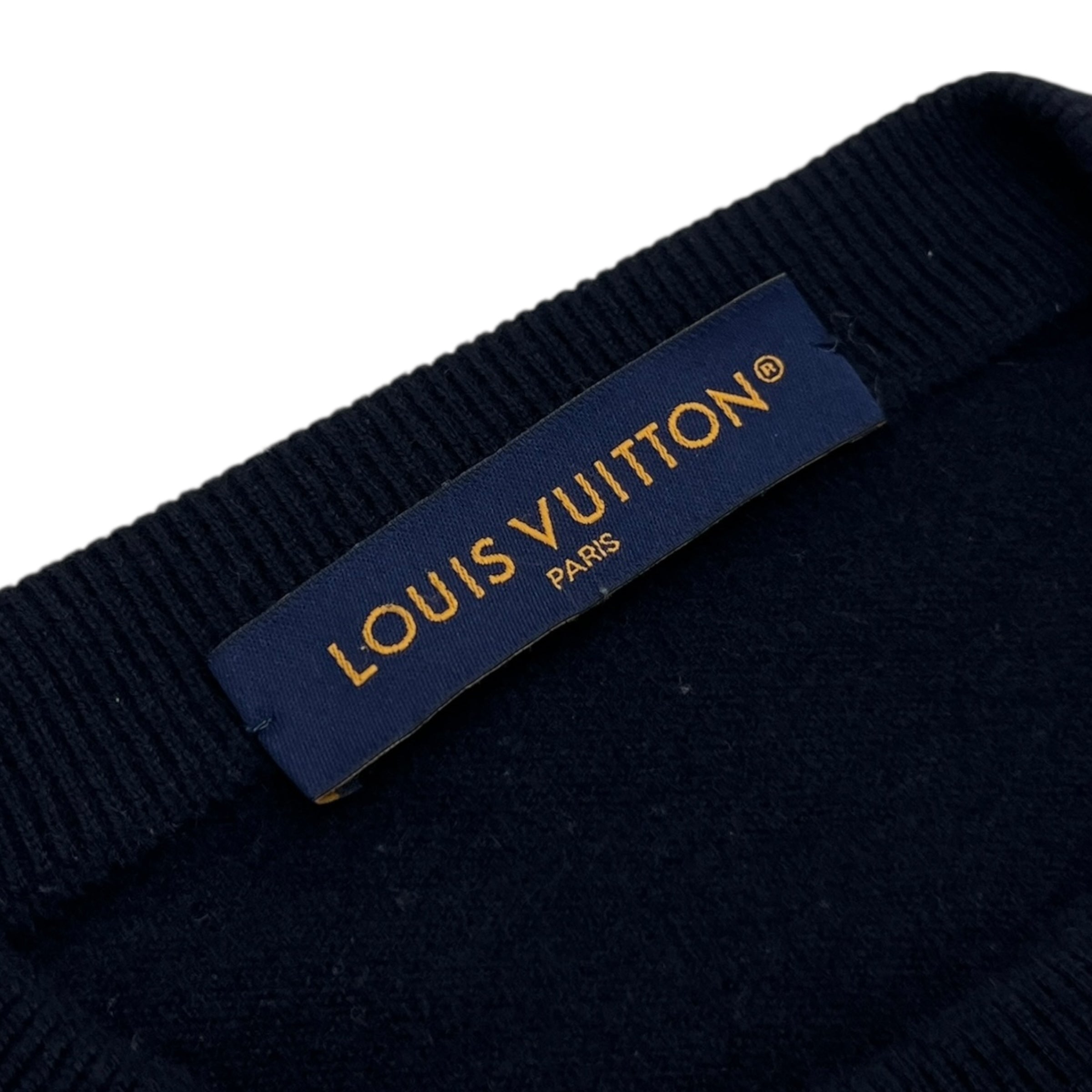 Maglione girocollo con motivo Monogram