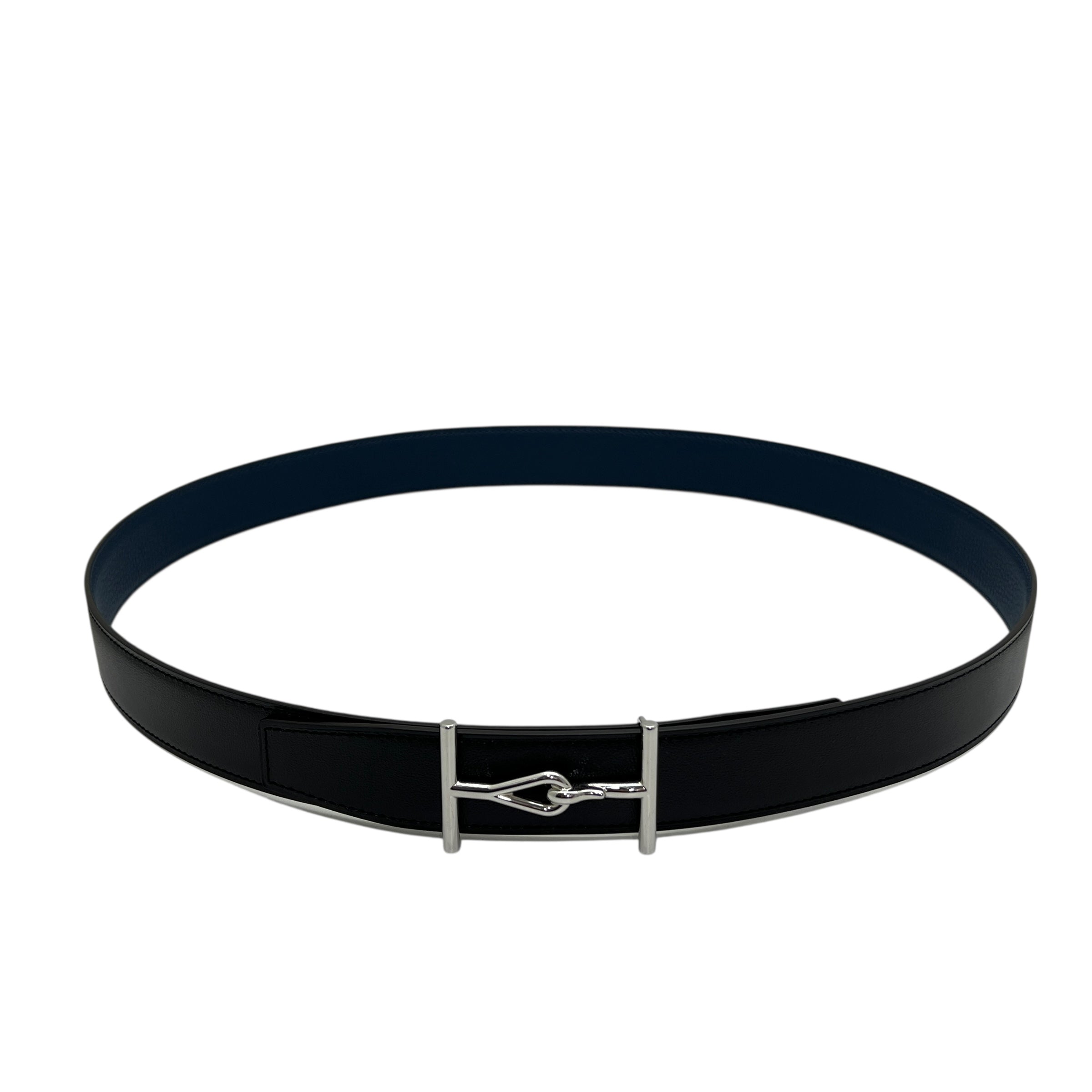 Fibbia da cintura Jumbo & Pelle reversibile per cintura 32 mm taglia 100