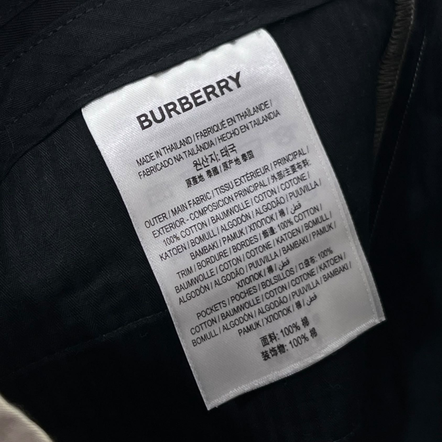 Burberry pantaloni in cotone tg 46