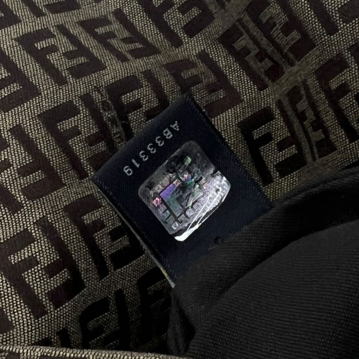 FENDI BORSA A TRACOLLA IN TESSUTO FF