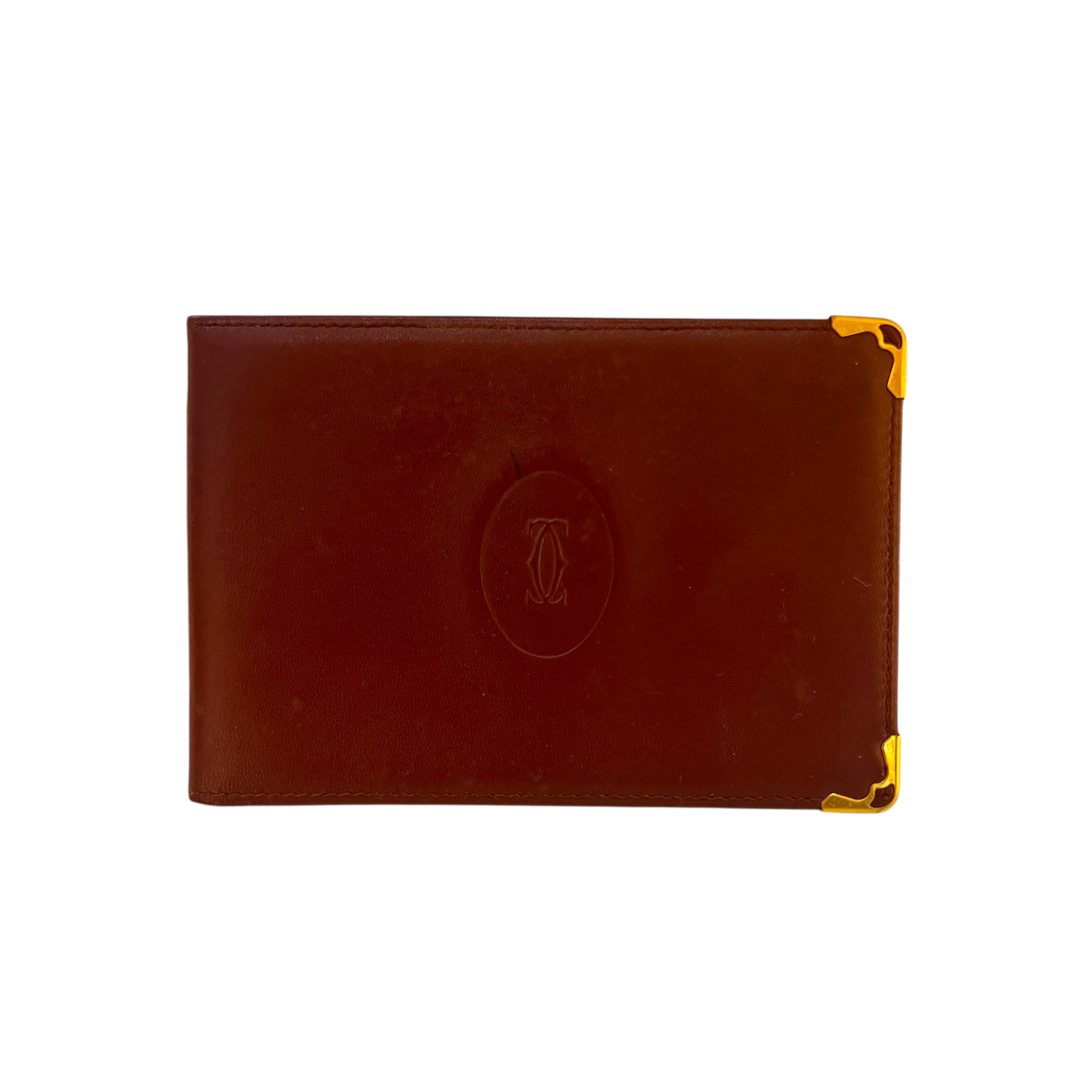 Porta assegni in pelle