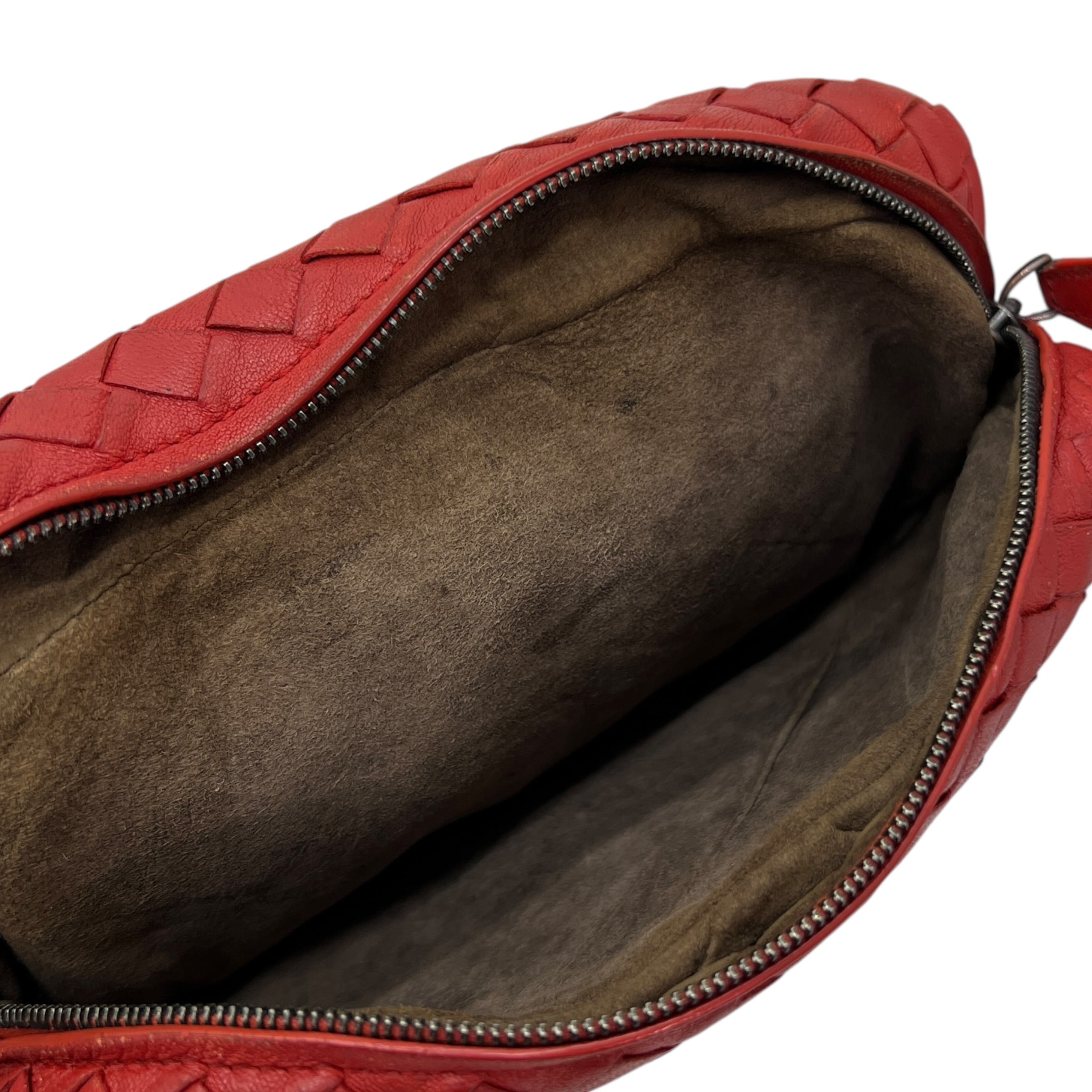 Mini borsa in pelle intrecciata