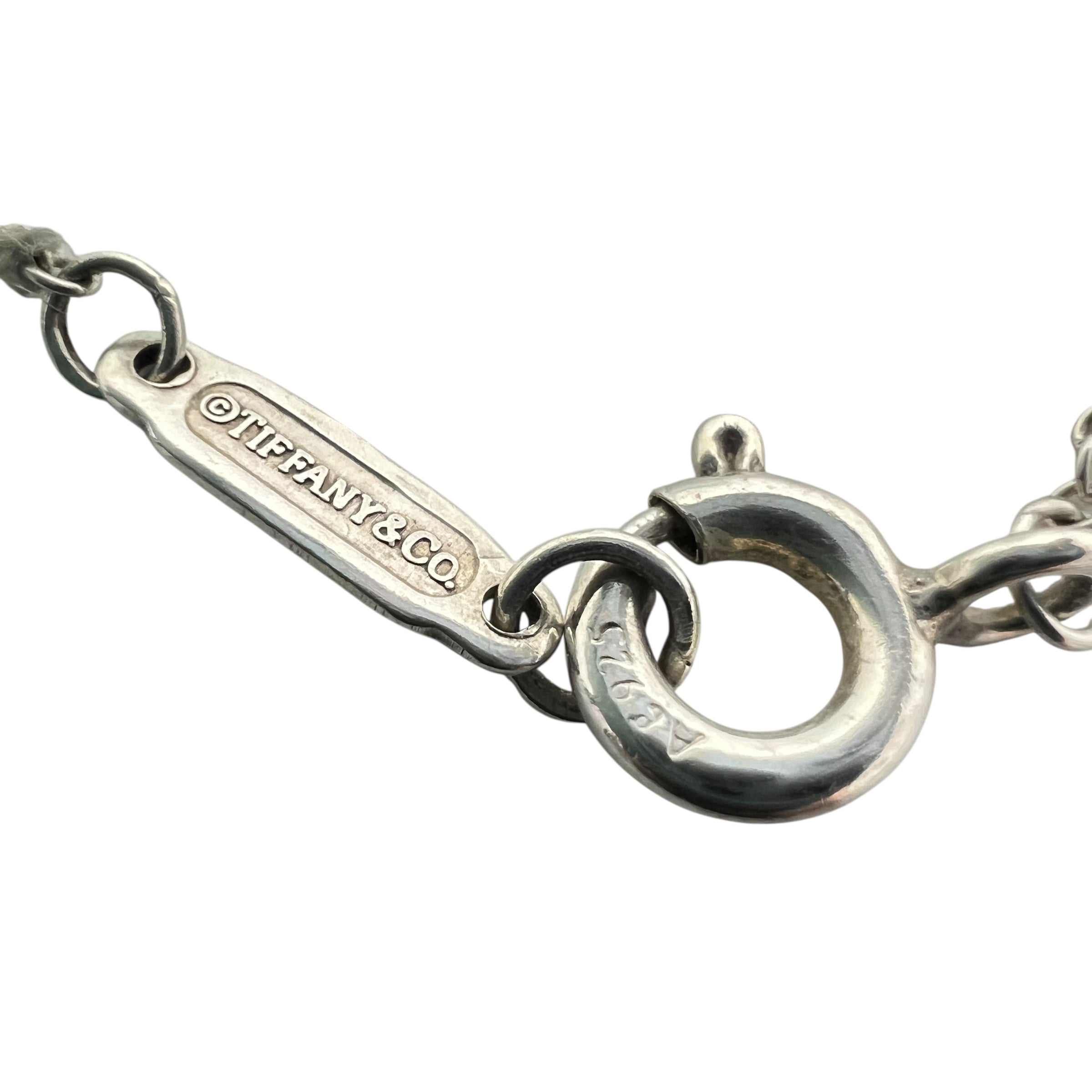 Pendente Double Heart Tag mini con catenina