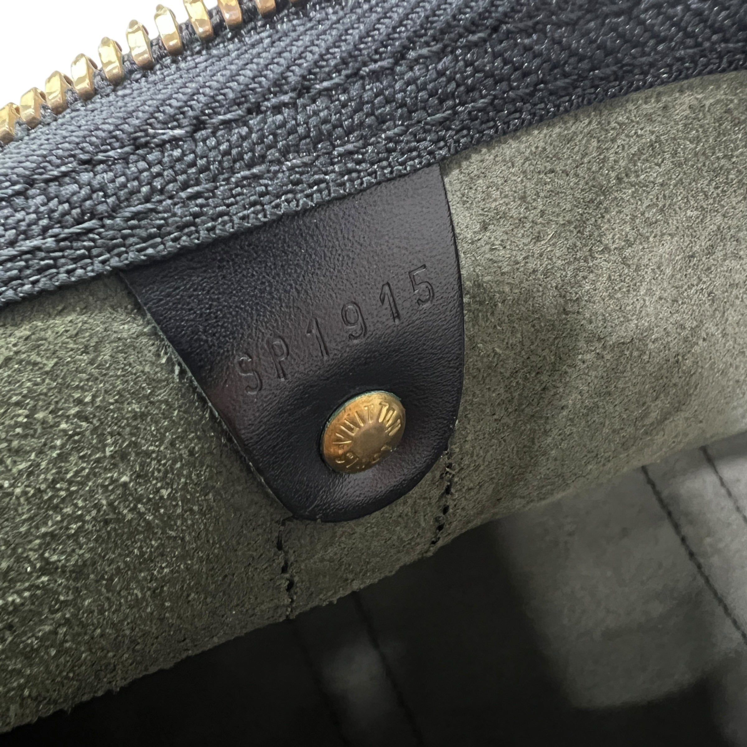 Keepall 45 in pelle Epi nera